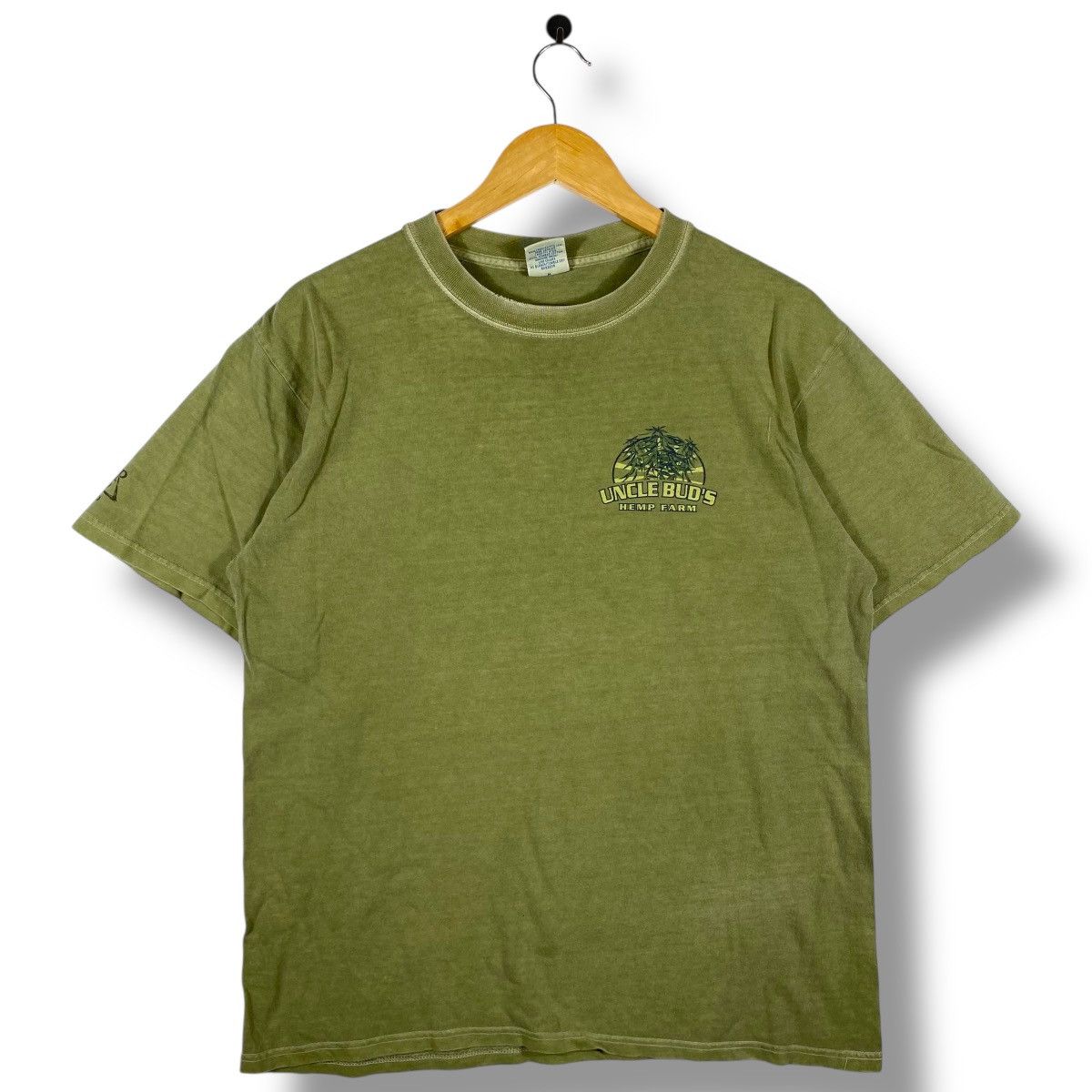 Other Vintage CRAZY SHIRTS Uncle Bud's Hemp Farm Hemp Dyed Tee Size US M / EU 48-50 / 2 - 4 Thumbnail