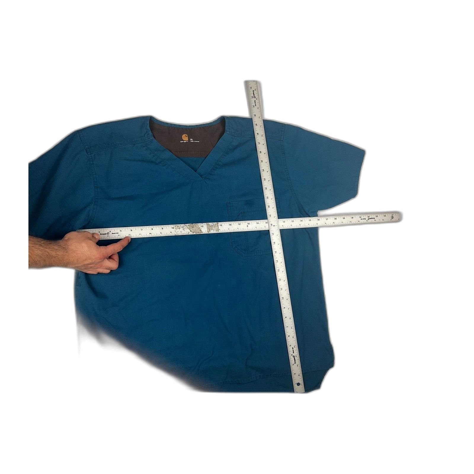 Carhartt Carhartt Force Scrub Top Mens XL Blue Ripstop Medical Nurse Size US XL / EU 56 / 4 - 4 Thumbnail
