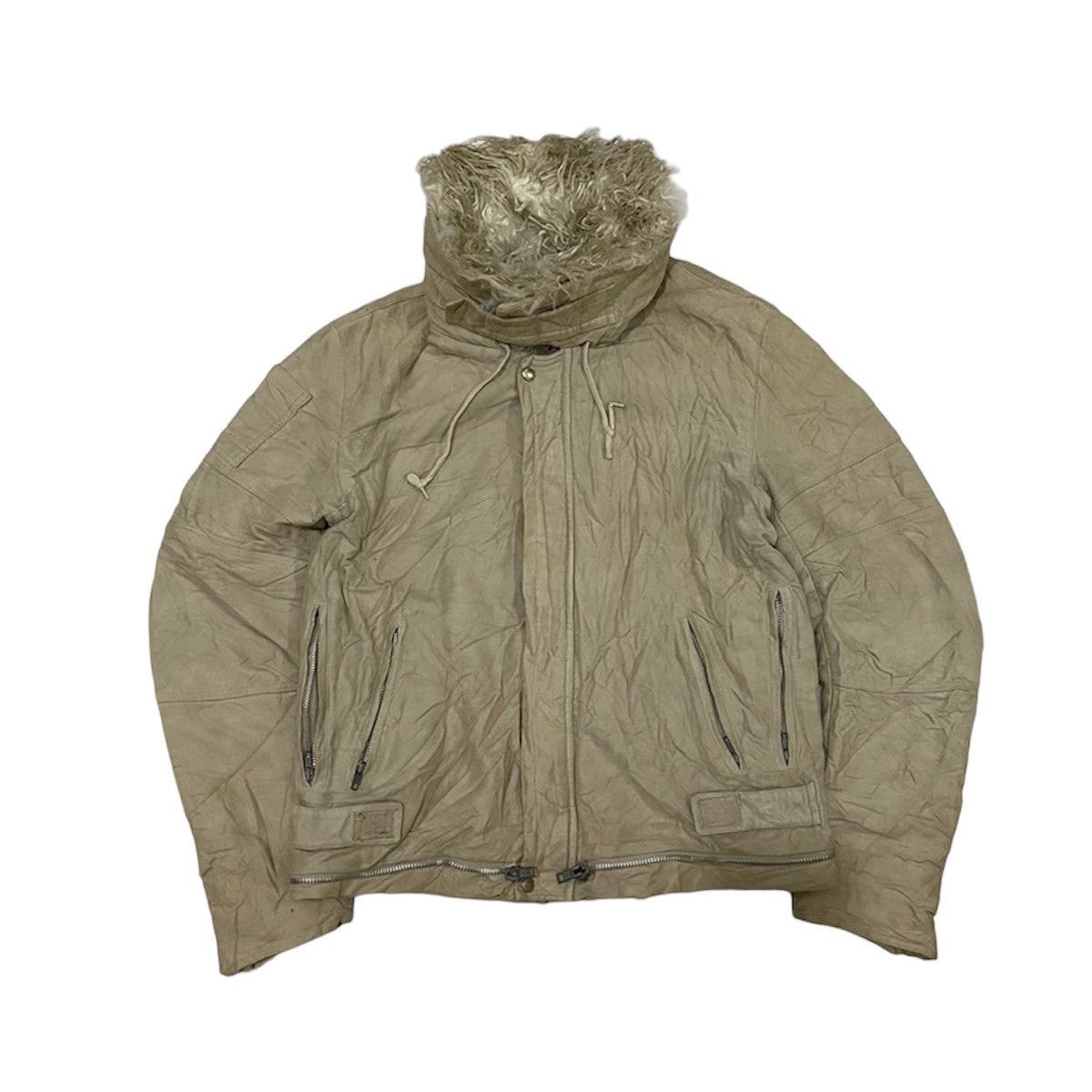 Helmut Lang 1999 Helmut Lang Astro Bikers Fur Jacket Size US M / EU 48-50 / 2 - 2 Thumbnail