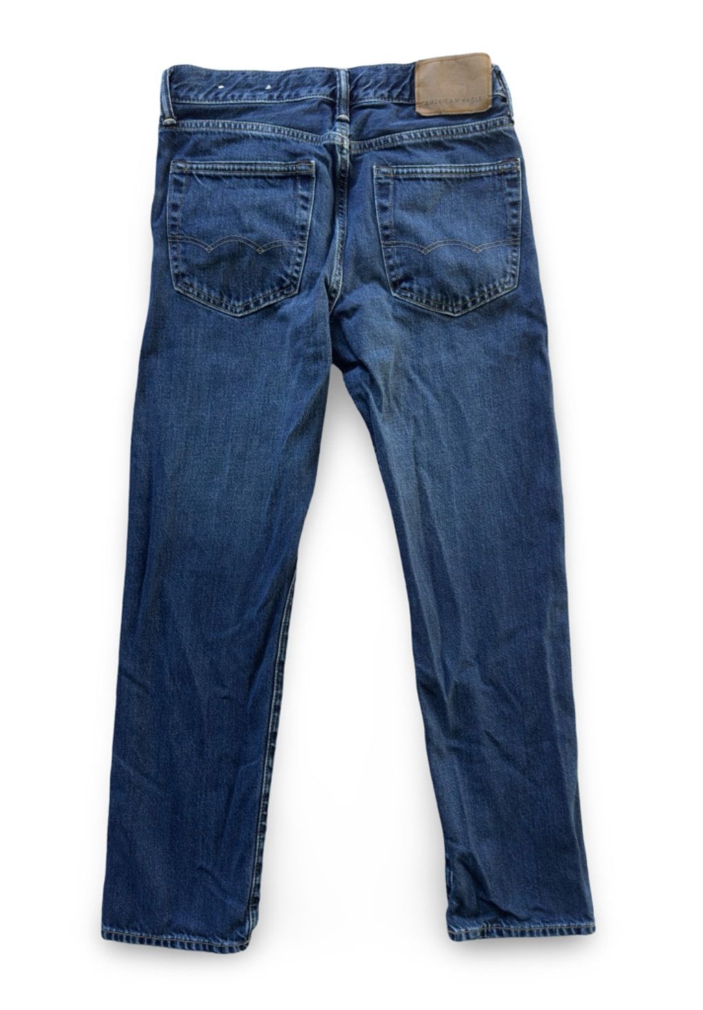 American Eagle Outfitters American Eagle Straight Jeans - Medium Wash, 28x30 Size US 28 / EU 44 - 2 Thumbnail