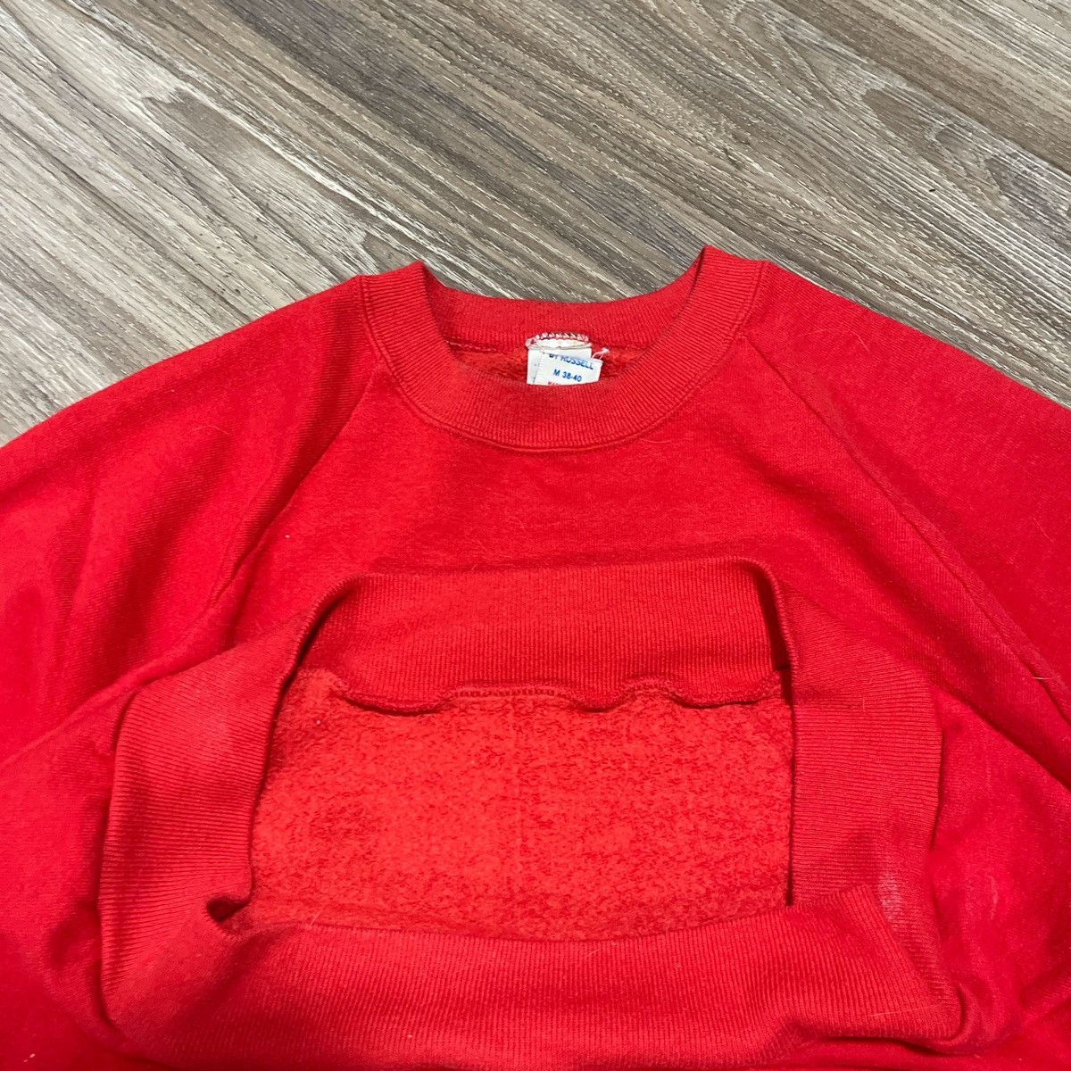 Japanese Brand × Vintage Vintage 80’s Russell Athletics Faded Red Sweatshirt Size US M / EU 48-50 / 2 - 3 Thumbnail