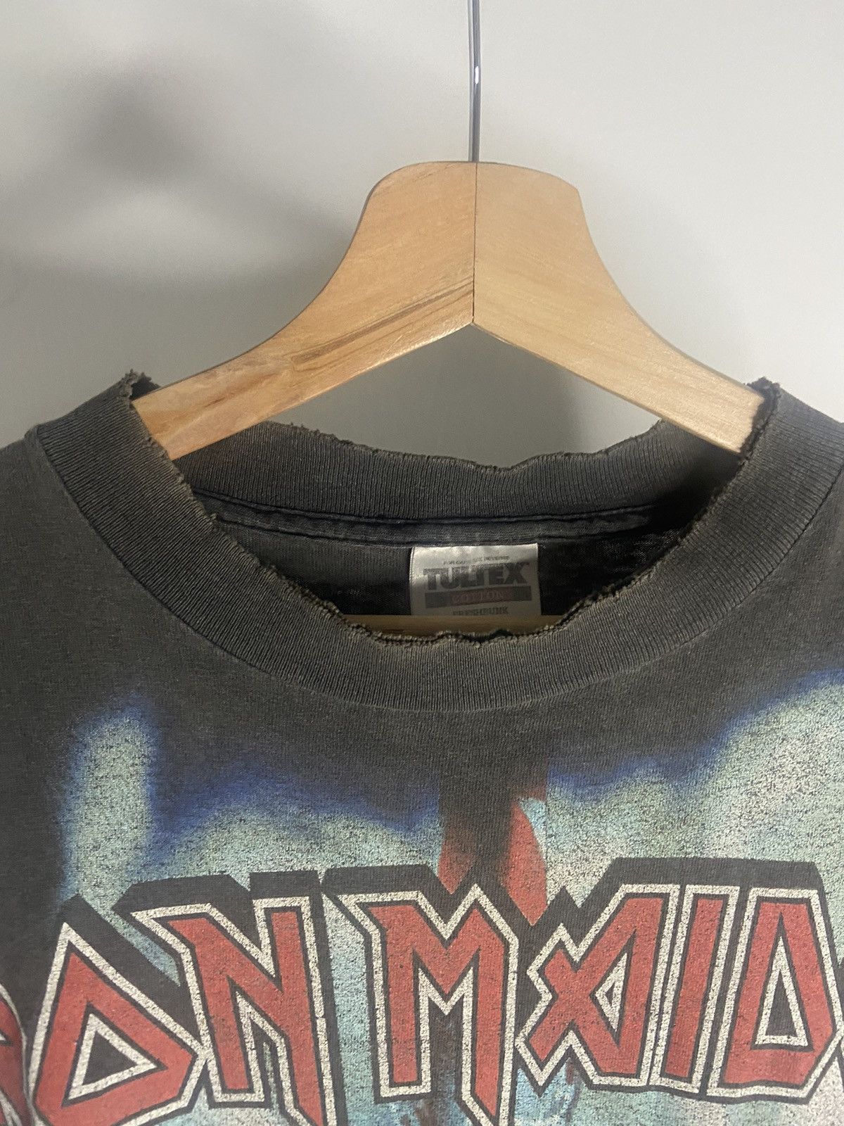 Band Tees × Iron Maiden × Vintage VINTAGE IRON MAIDEN ACES HIGH😊😘 Size US L / EU 52-54 / 3 - 3 Thumbnail