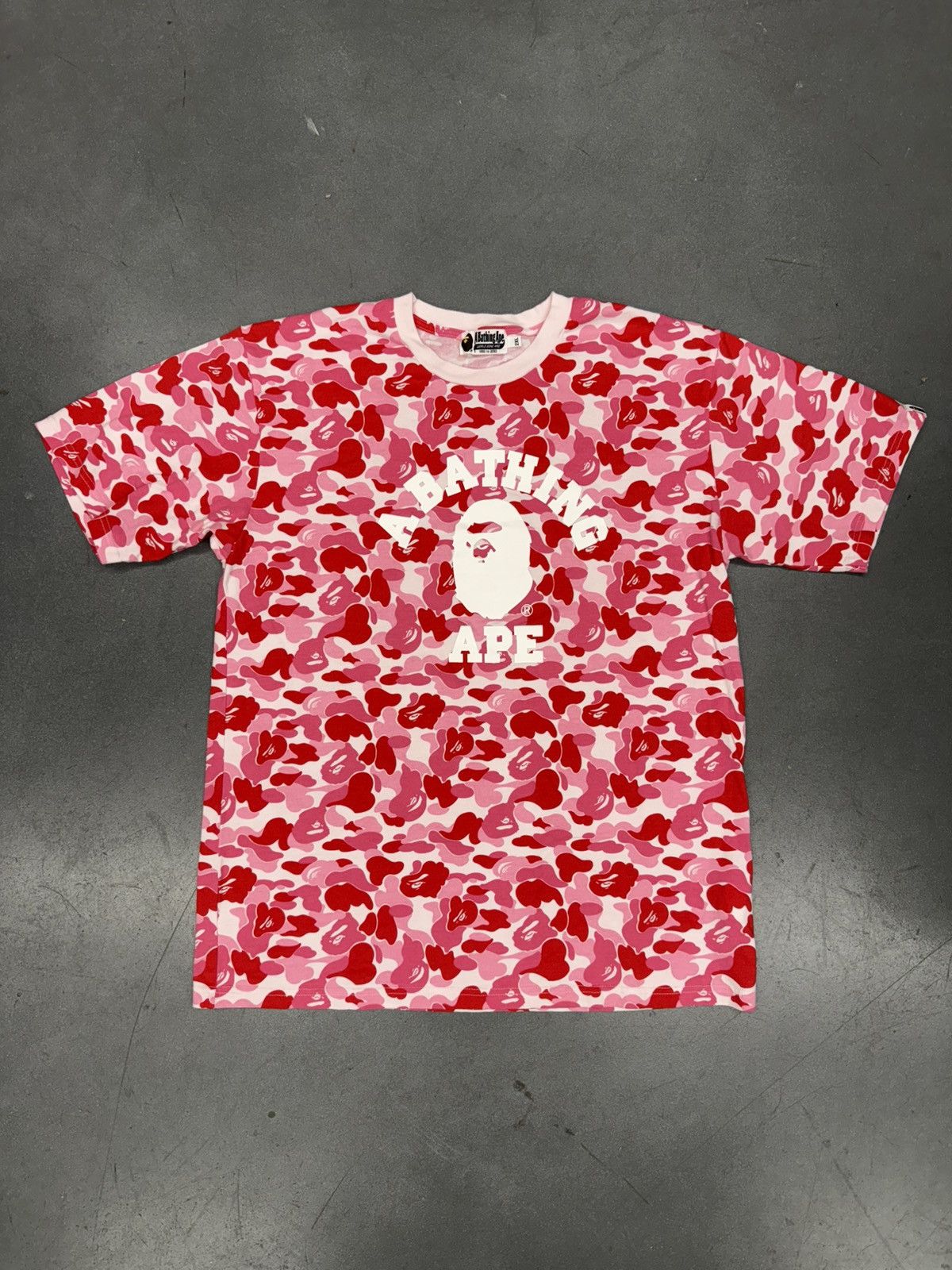 A BATHING APE ABC CAMO COLLEGE TEE T-Shirt A Bathing Ape Abc Camo