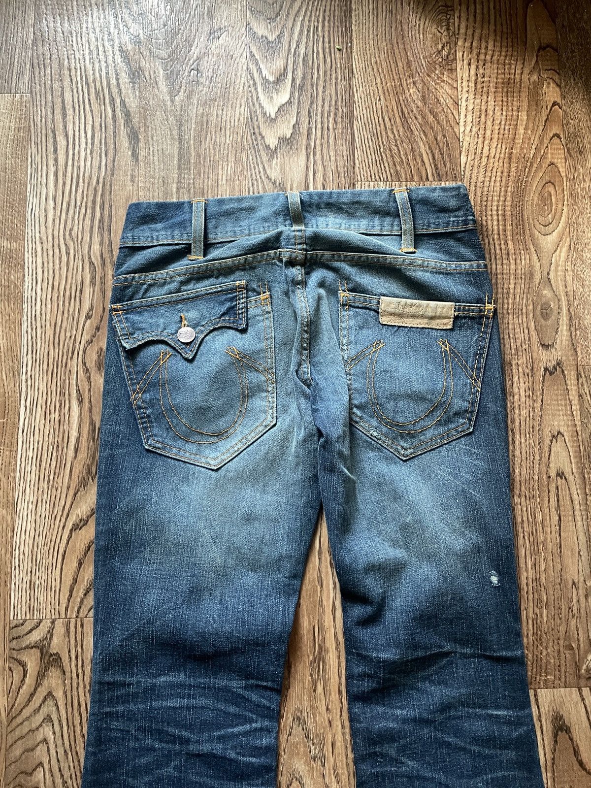 True Religion Vintage Made in U.S.A true religion Flared jeans Y2K 2000s Size 28" / US 6 / IT 42 - 3 Thumbnail