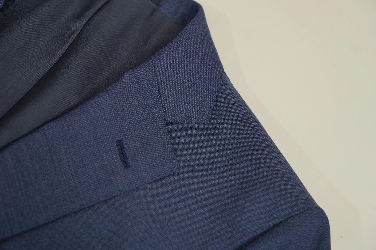 Suitsupply Men Suitsupply Blazer NapolI Single Breasted Blue Wool US36 Size 36R - 4 Thumbnail