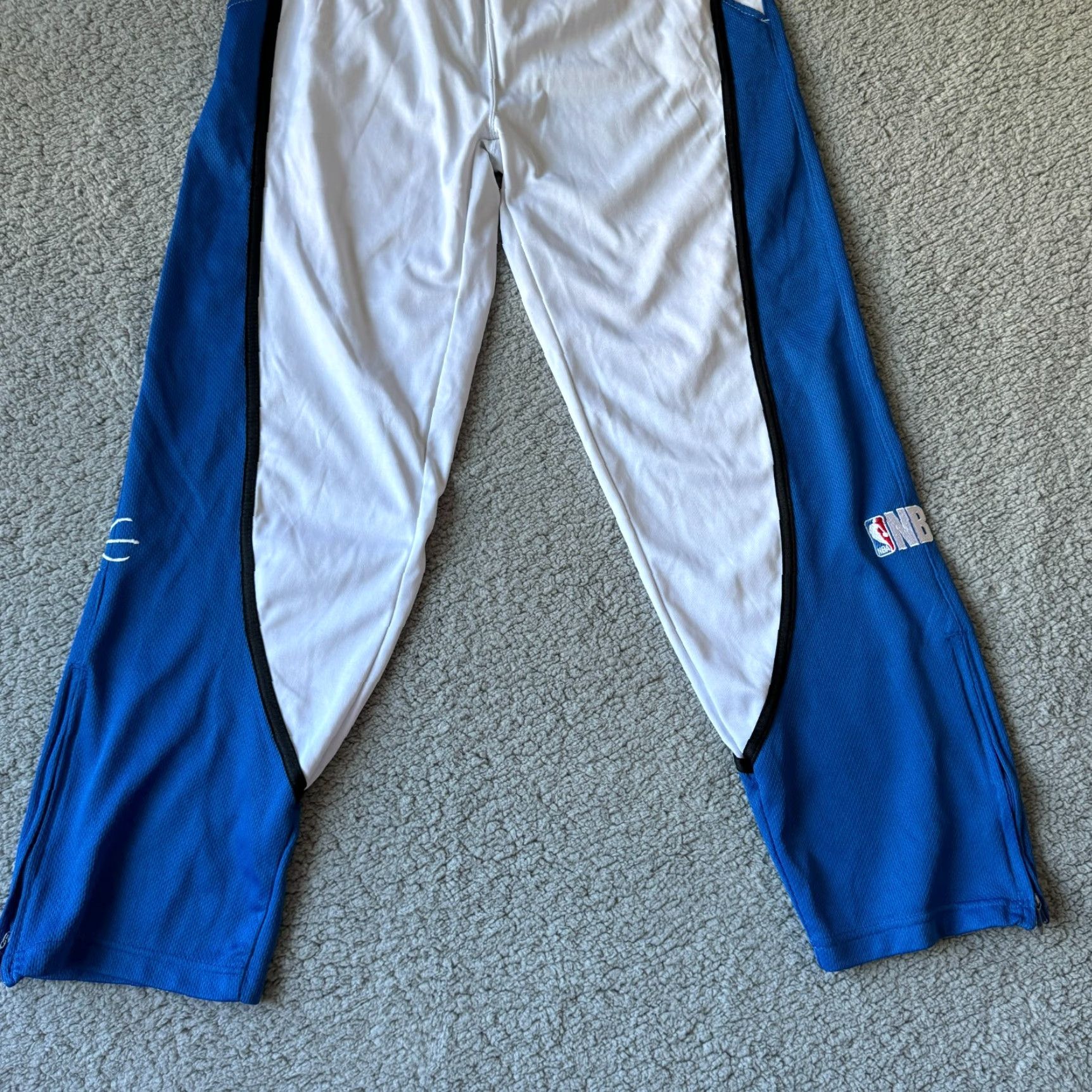 NBA NBA Pants Mens Medium Blue White Sweat Joggers Elevation Basketball Gym Athletic Size US 31 - 6 Thumbnail