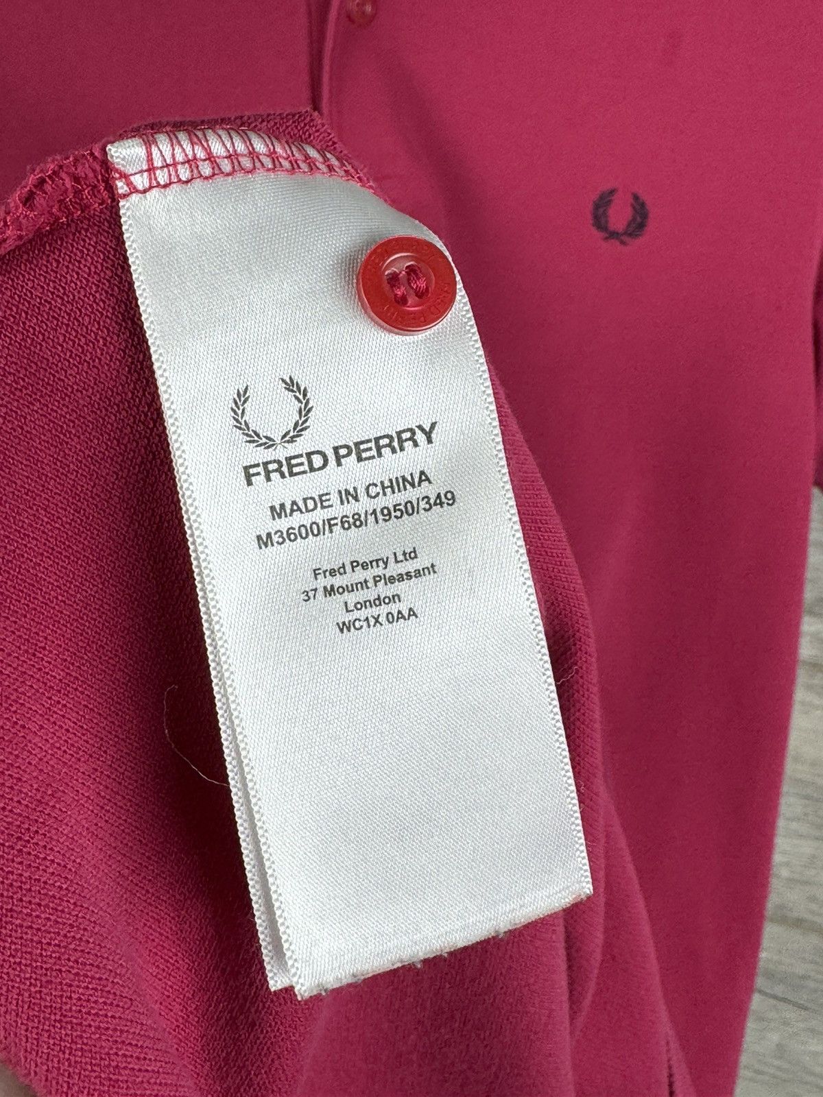 Fred Perry Polo 👕 Fred Perry Short-sleeved T-shirt Size M Size US M / EU 48-50 / 2 - 3 Thumbnail