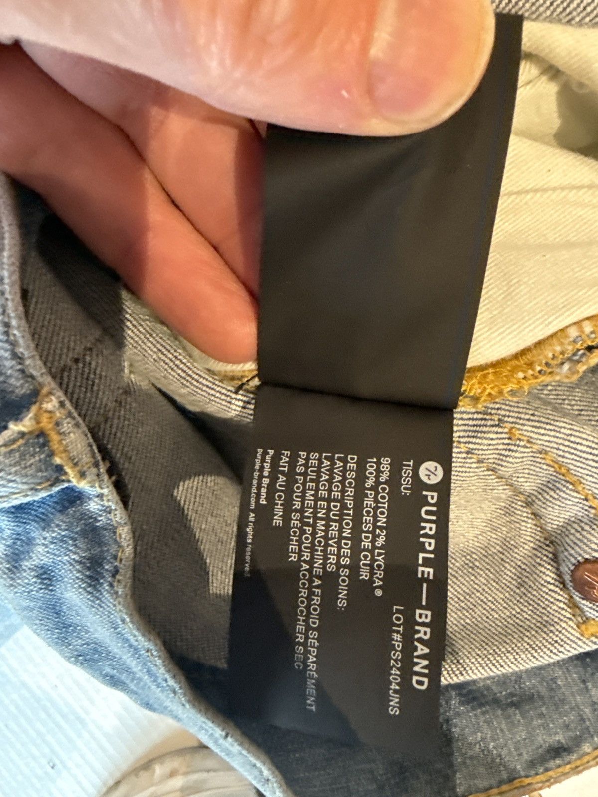 Purple Brand Purple Brand Size 34 Used Style No. P004 Size US 34 / EU 50 - 4 Thumbnail