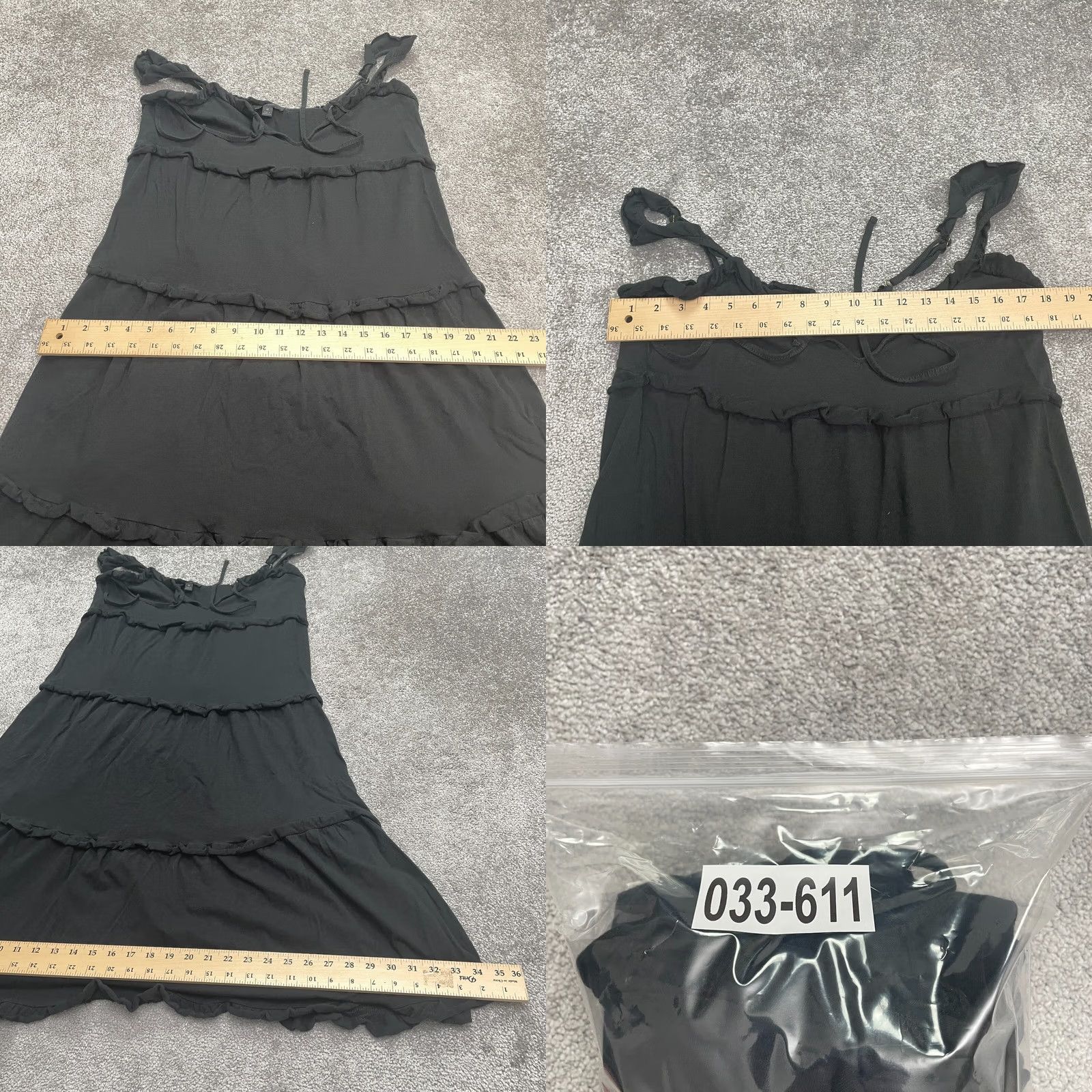 J.Crew J.Crew Maxi Dress Women Medium Black Knit Keyhole Casual Adjustable Strap Size M / US 6-8 / IT 42-44 - 8 Thumbnail