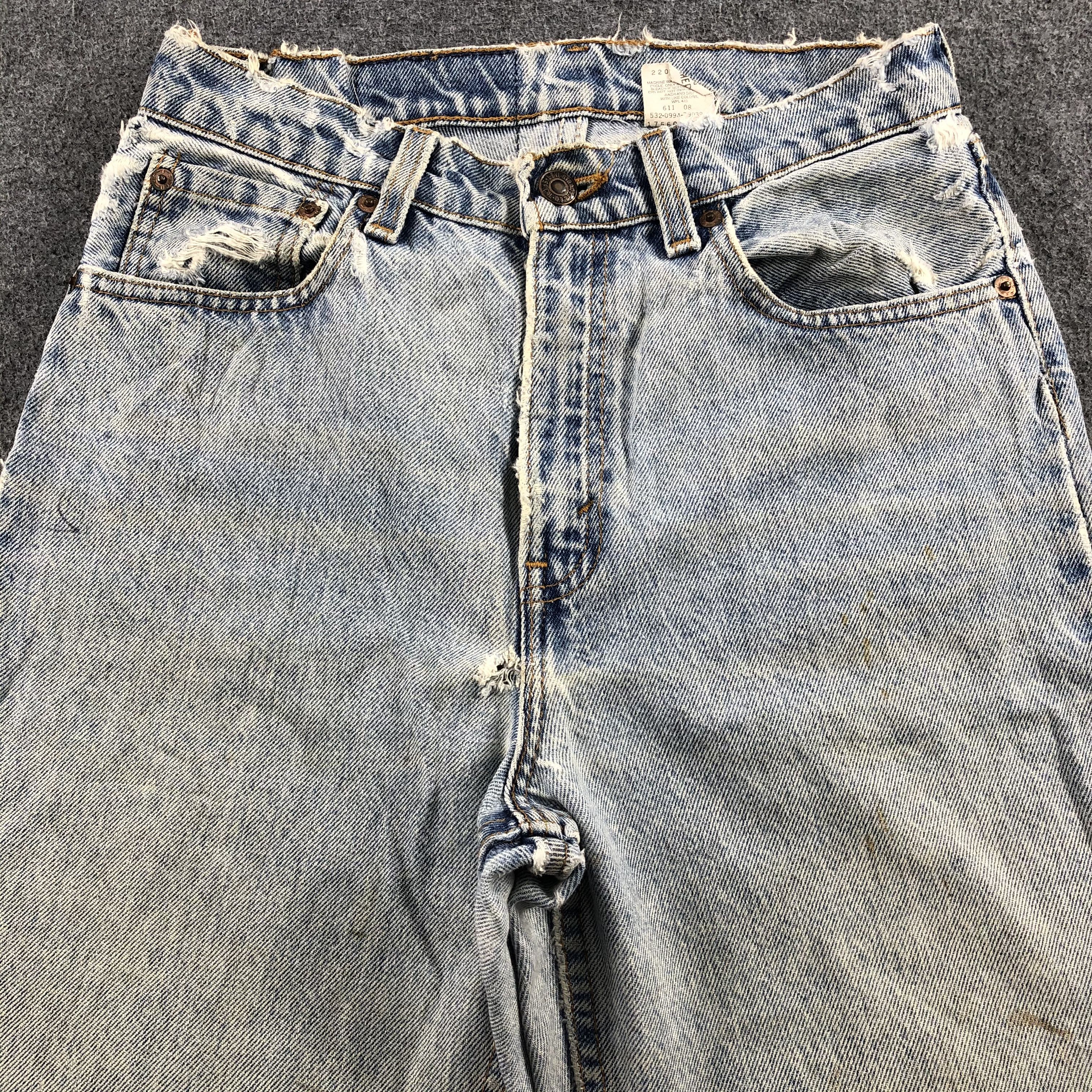 Levi's Vintage 90s Light Wash Levis 560 Jeans-J2043 Size US 28 / EU 44 - 3 Thumbnail