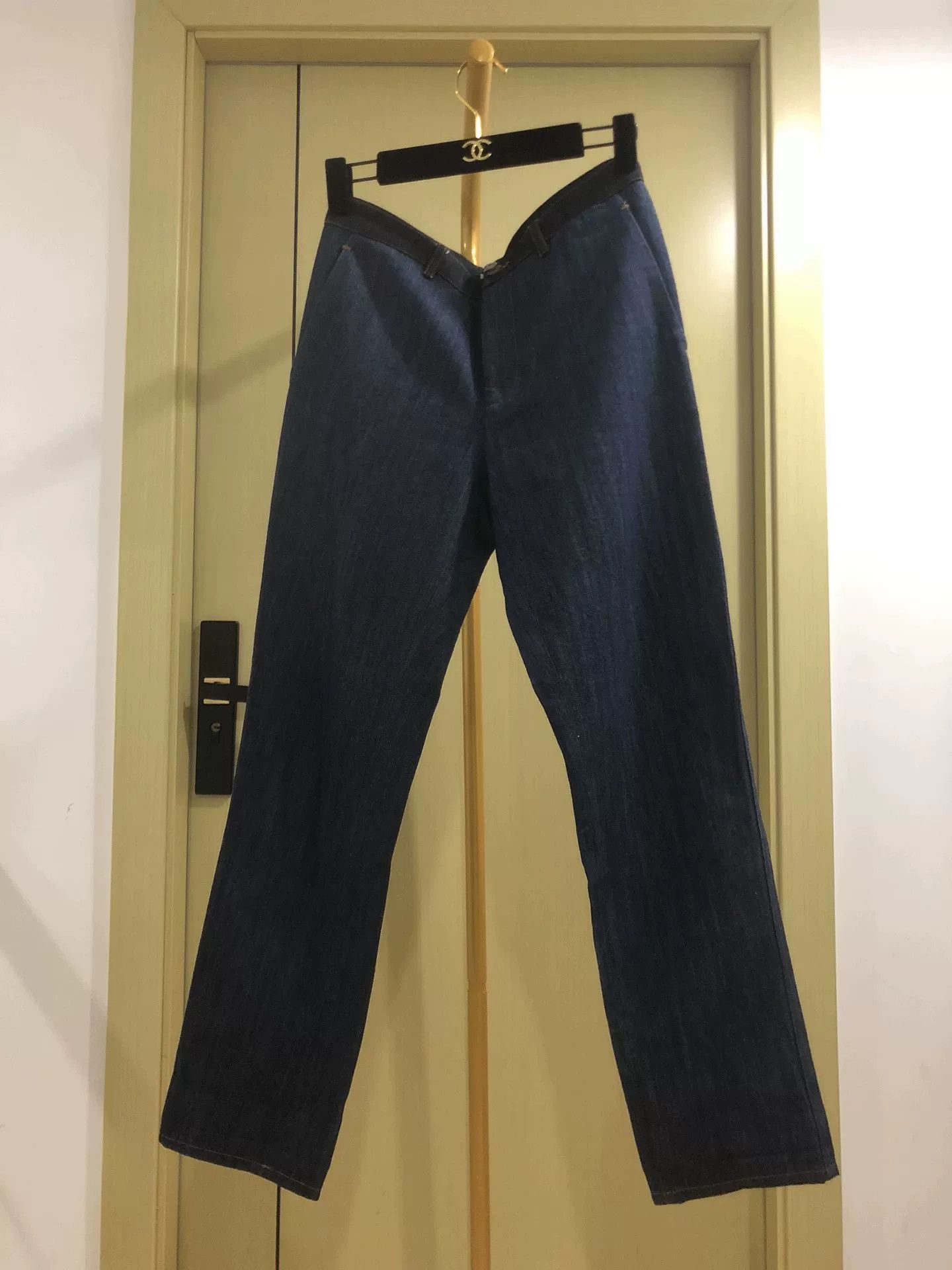 Miu Miu Miu Miu Denim Pants with Embroidery Size 27" / US 4 / IT 40 - 1 Thumbnail
