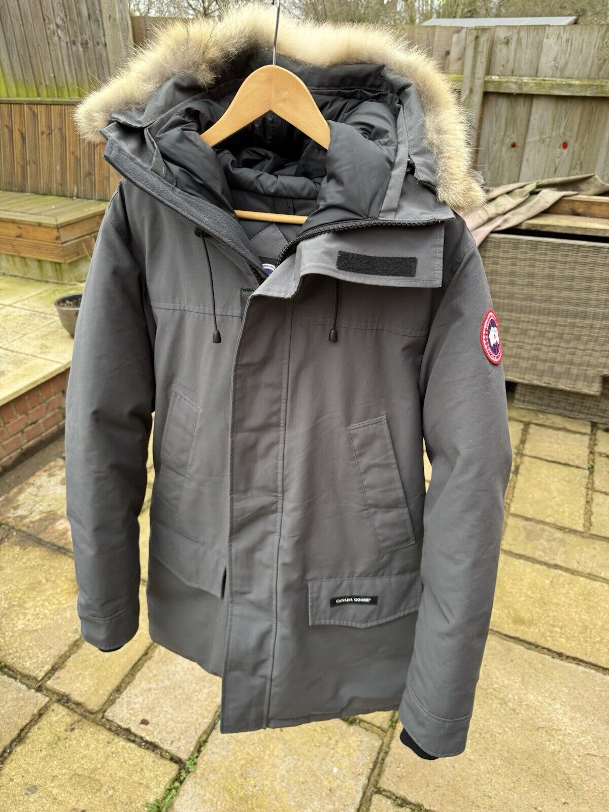 Langford Parka Fur Canada Goose Mens Parka With Fur Hood Langford
