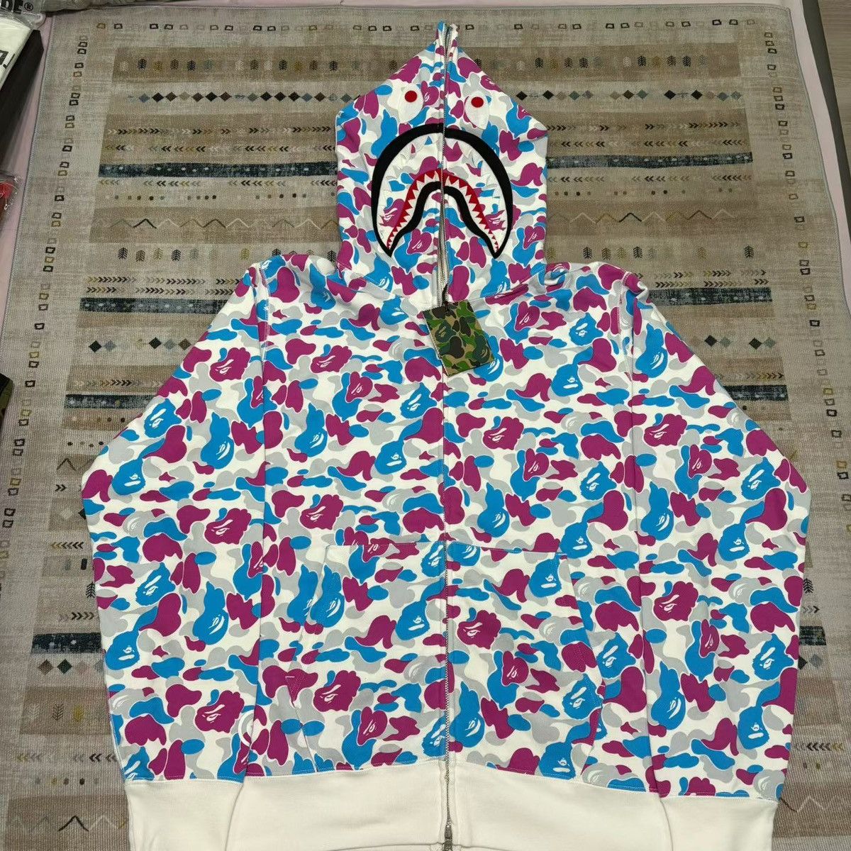 Bape BAPE SHARK FULL ZIP HOODIE Size US XL / EU 56 / 4 - 1 Thumbnail