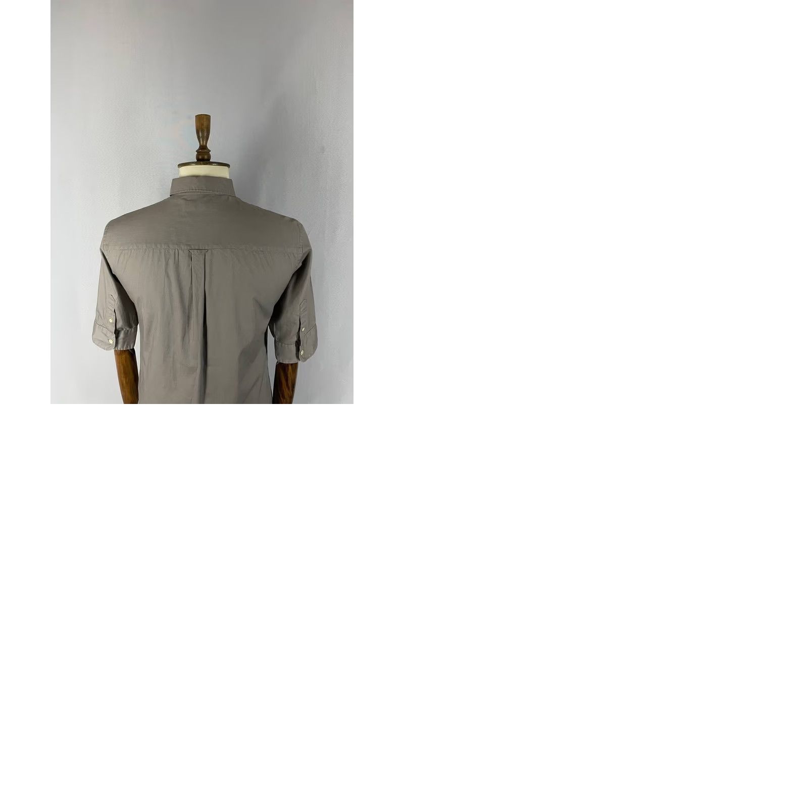 Allsaints AllSaints Mens Shirt S Gray Short Sleeve Button-Up Casual Shirt Size US S / EU 44-46 / 1 - 9 Thumbnail