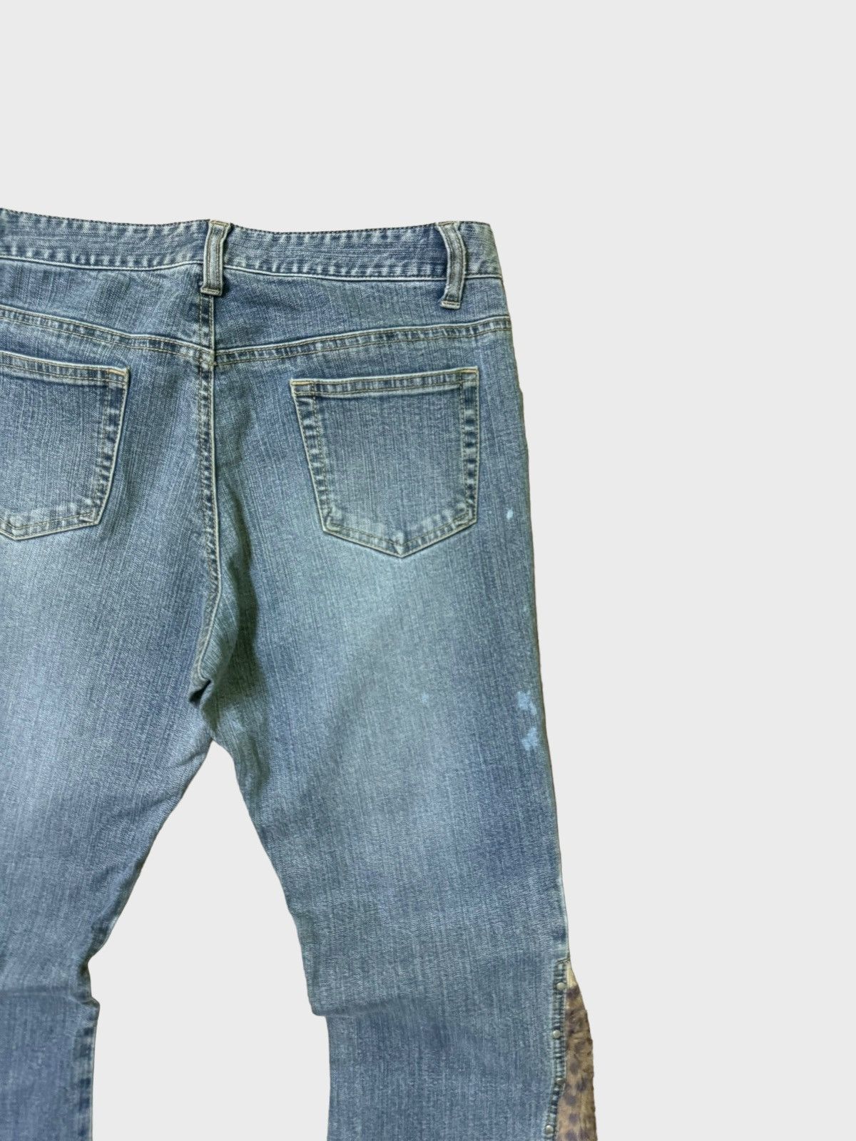Hysteric Glamour × If Six Was Nine × Japanese Brand Crazy Flared ORIRIN Leopard Reworked Bootcut jeans Size US 28 / EU 44 - 12 Thumbnail