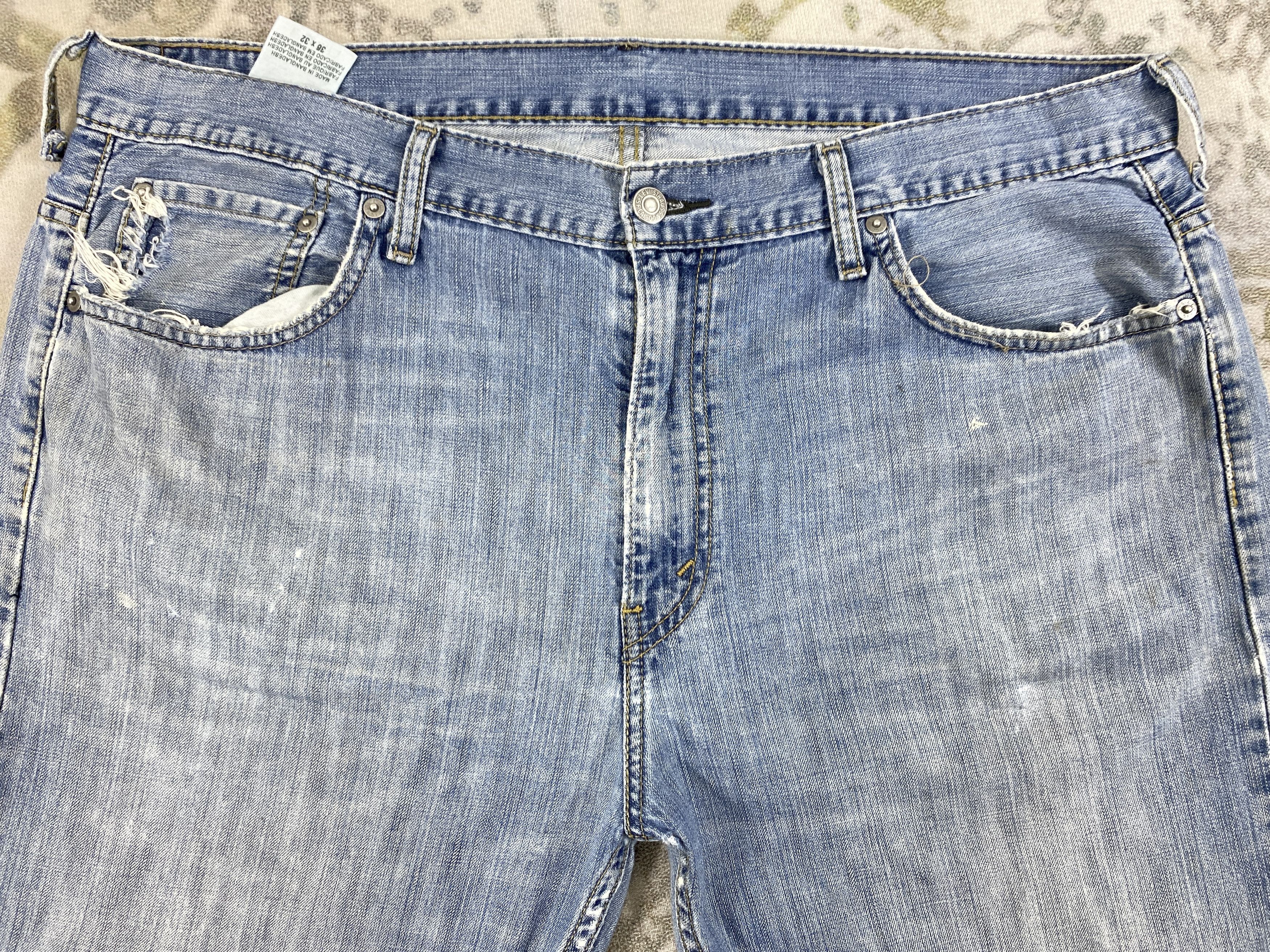 Japanese Brand Vintage Levi's 569 Denim 38 x 31.5 -JN376 Size US 38 / EU 54 - 3 Thumbnail