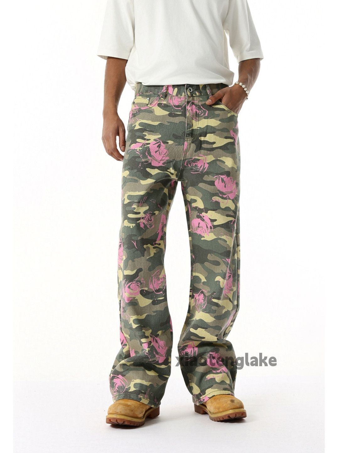 Designer × Japanese Brand × Vintage Utility skate hiphop yuppie cargo pattern work pants Size US 32 / EU 48 - 1 Thumbnail