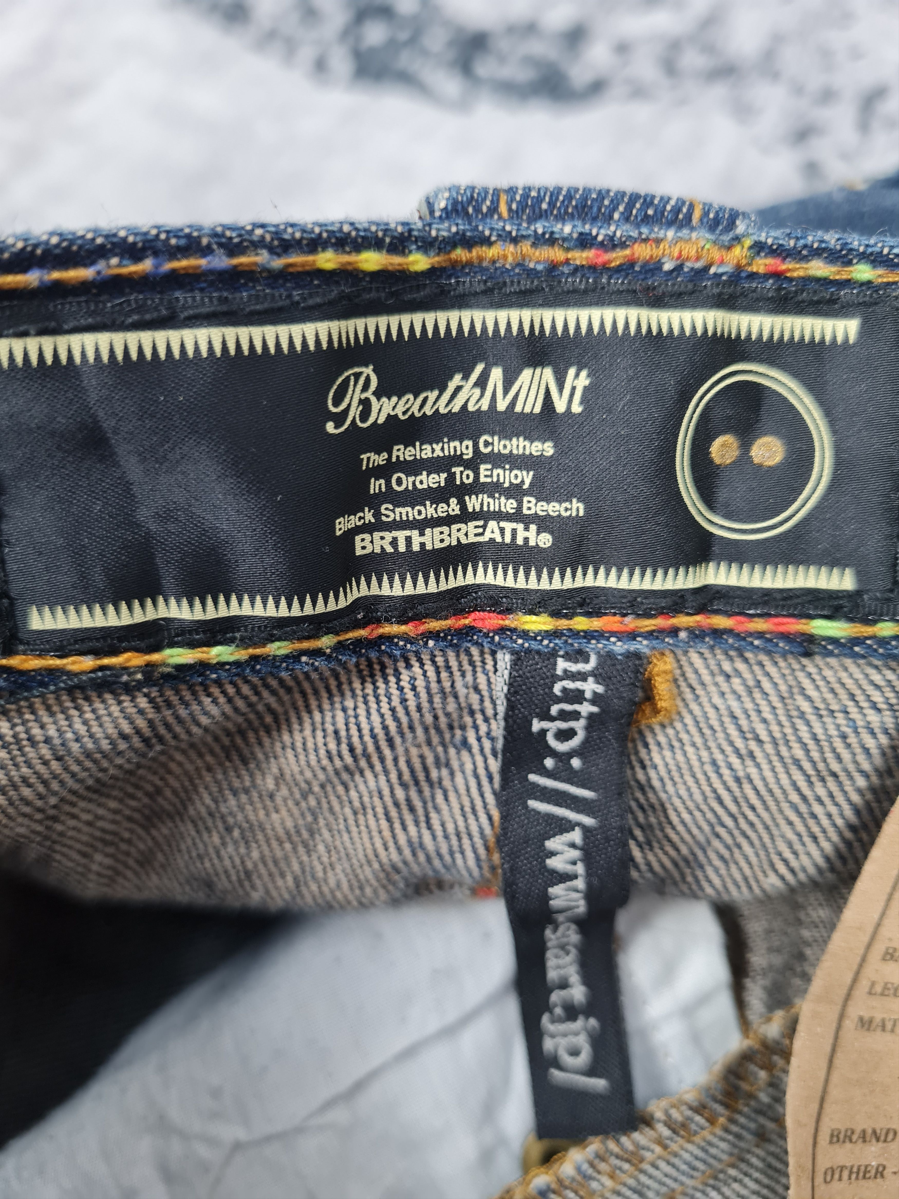Japanese Brand BREATHMINT Double Waist Engineer Jeans Size 30x31 JB0155 Size US 30 / EU 46 - 9 Thumbnail