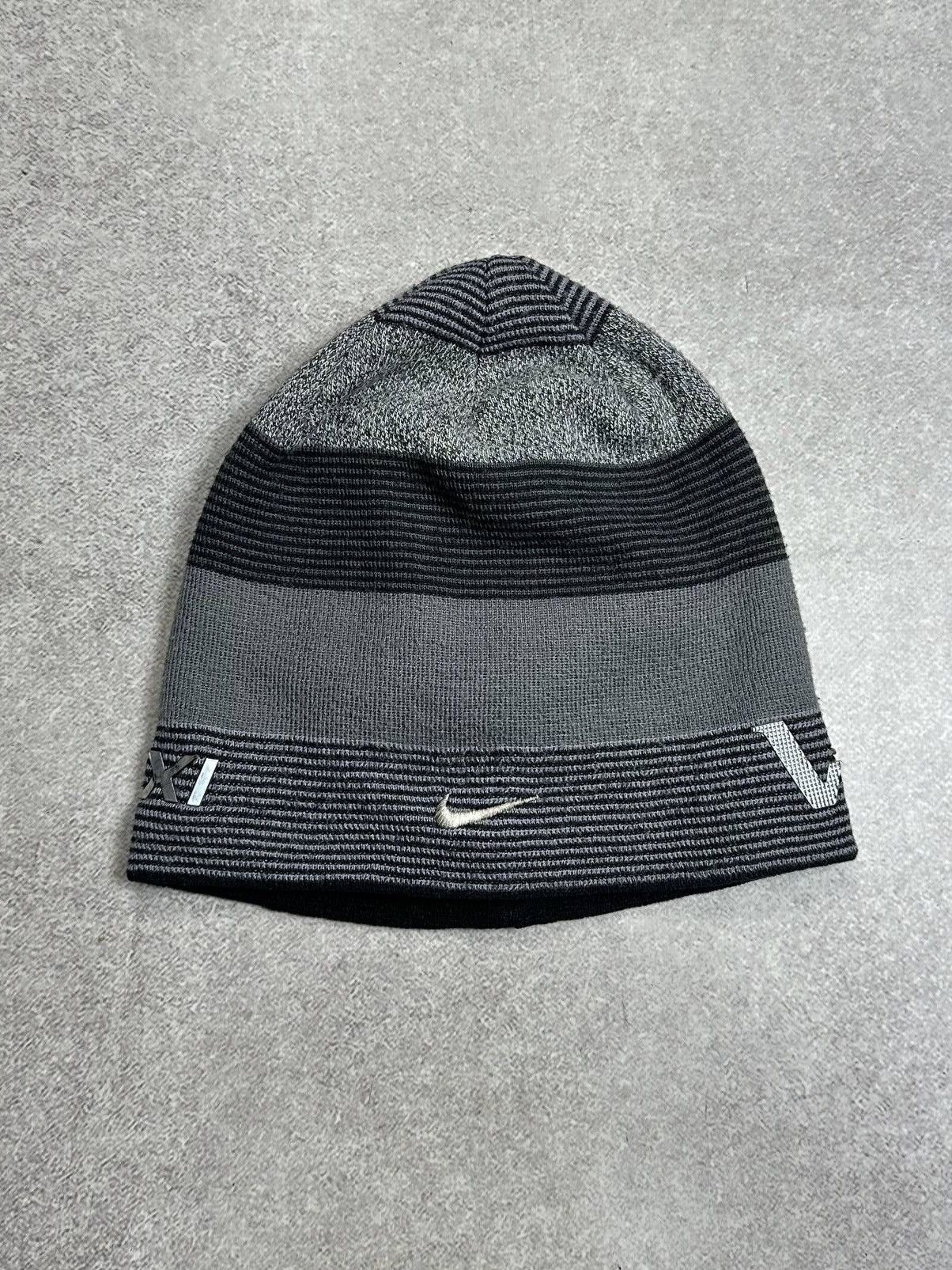 Nike Vintage Nike Swoosh Beanie Hat Rare Os Size ONE SIZE - 1 Thumbnail