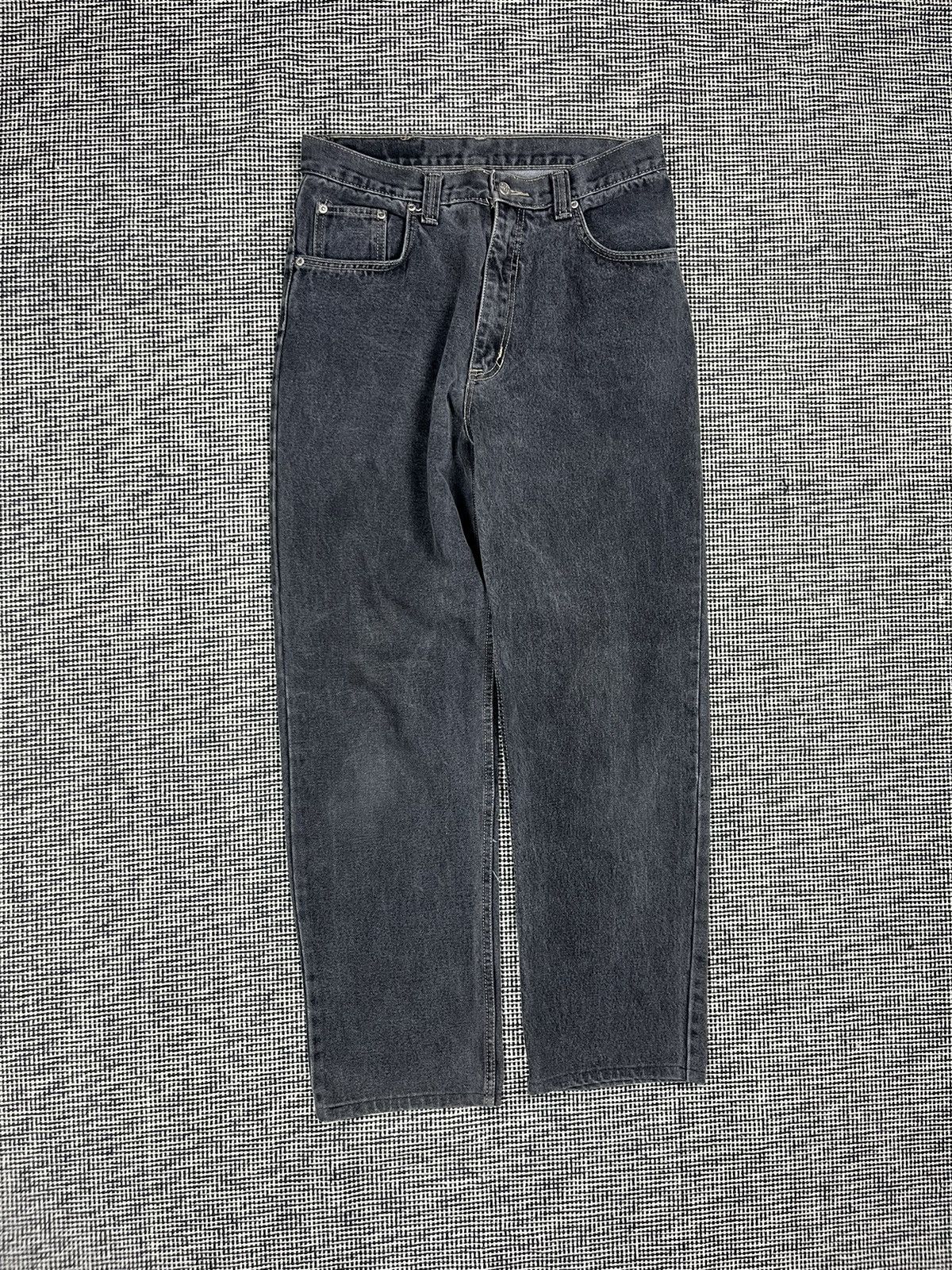 Vintage Vintage 90s essential sick fade gray loose fit jeans Size US 30 / EU 46 - 1 Thumbnail