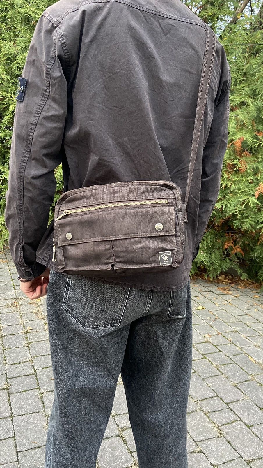 Porter 🟤🇯🇵Rare Brown Porter Shoulder bag Sling bag🟤 Size ONE SIZE - 5 Thumbnail