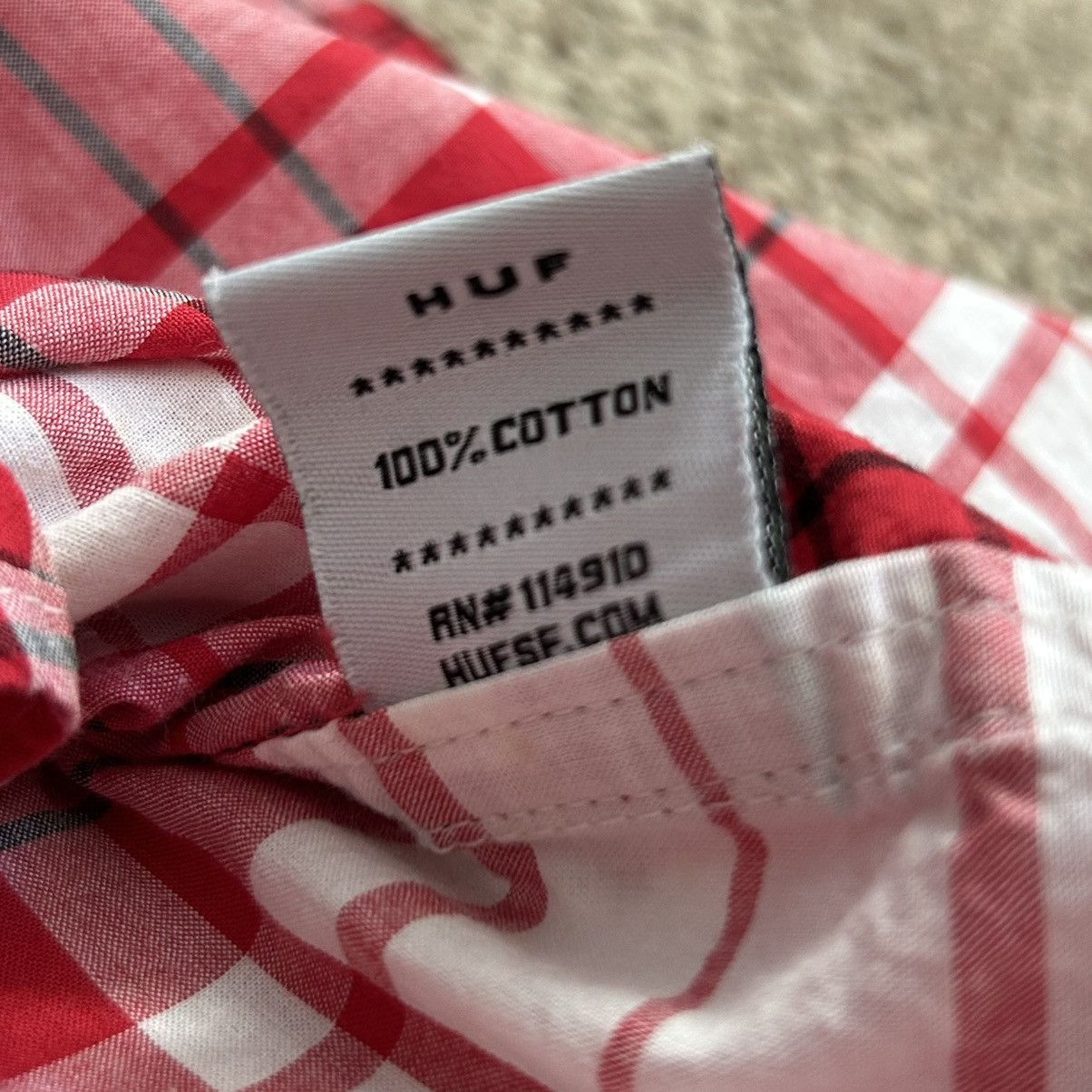 Huf 2009 Huf Short Sleeve button-up sz S Size US S / EU 44-46 / 1 - 7 Thumbnail