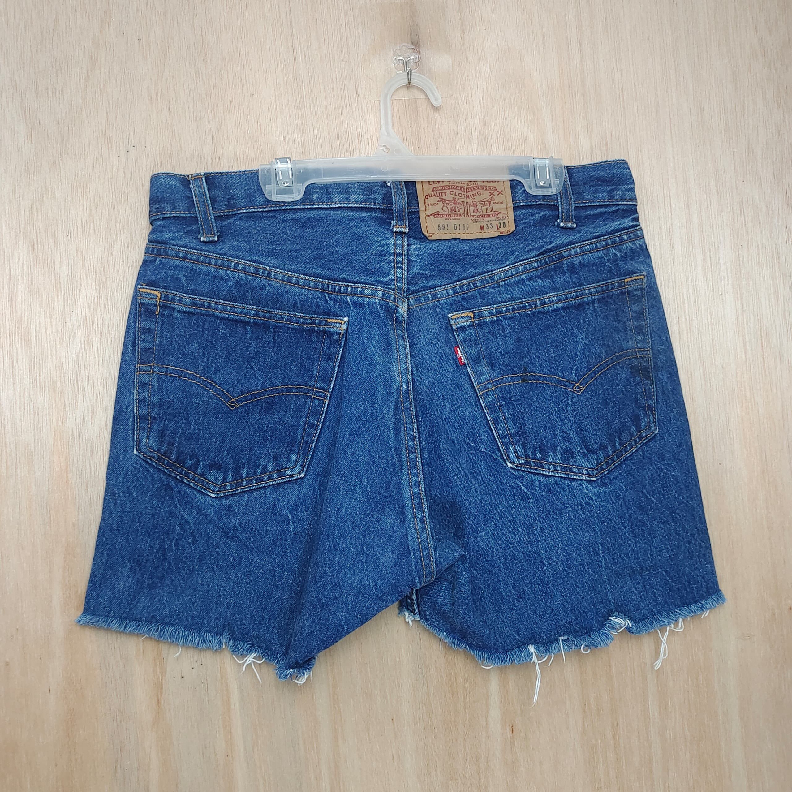 Levi's × Levi's Vintage Clothing VINTAGE LEVIS 501 BLUE CUT OFF SHORTS Size US 31 - 2 Thumbnail