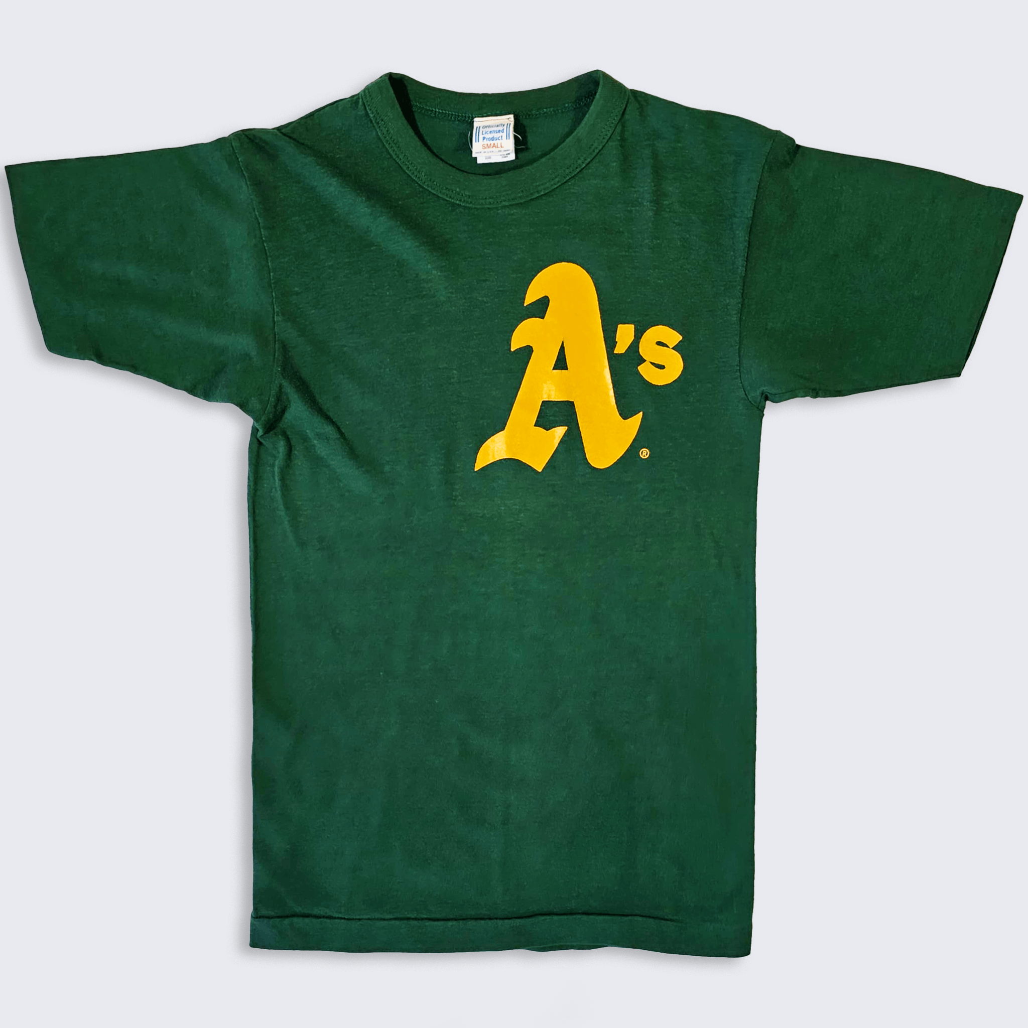 MLB Oakland A's Athletics Vintage 70s Single Stitch T-Shirt Size US S / EU 44-46 / 1 - 1 Thumbnail