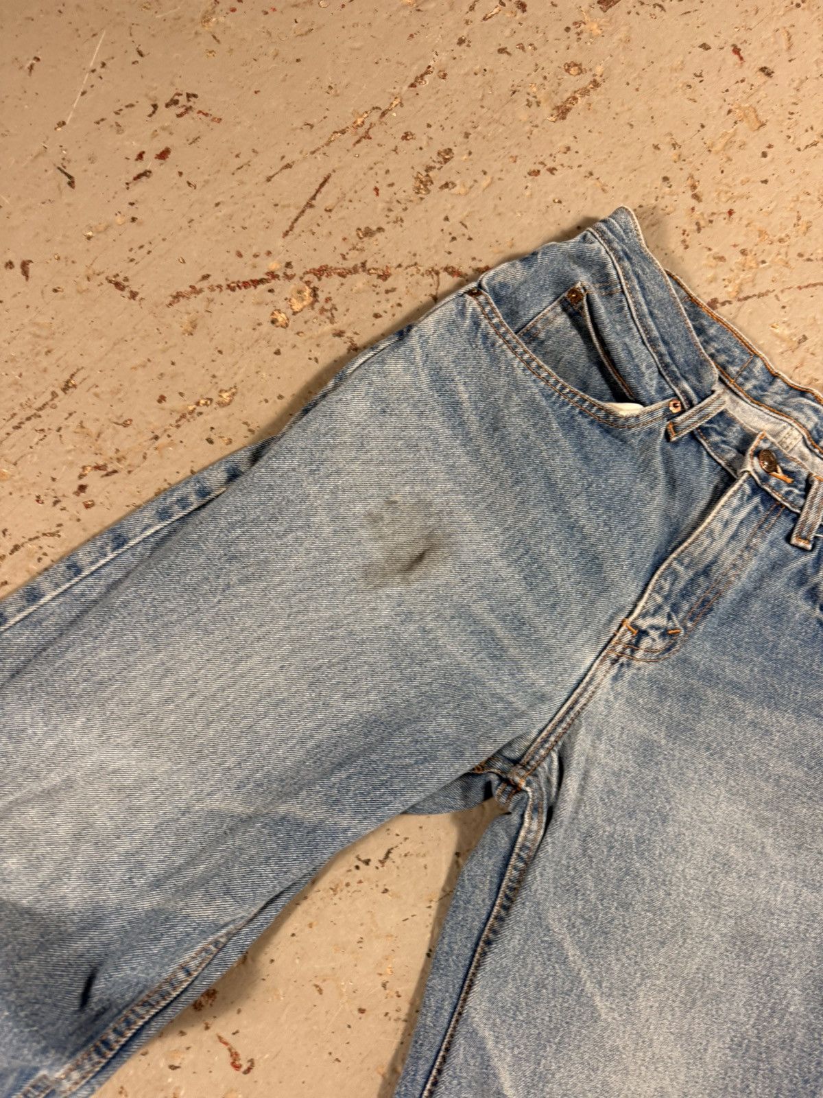 Levi's Vintage Classic Cropped Orange Tag Levi Denim Pants Size US 30 / EU 46 - 3 Thumbnail