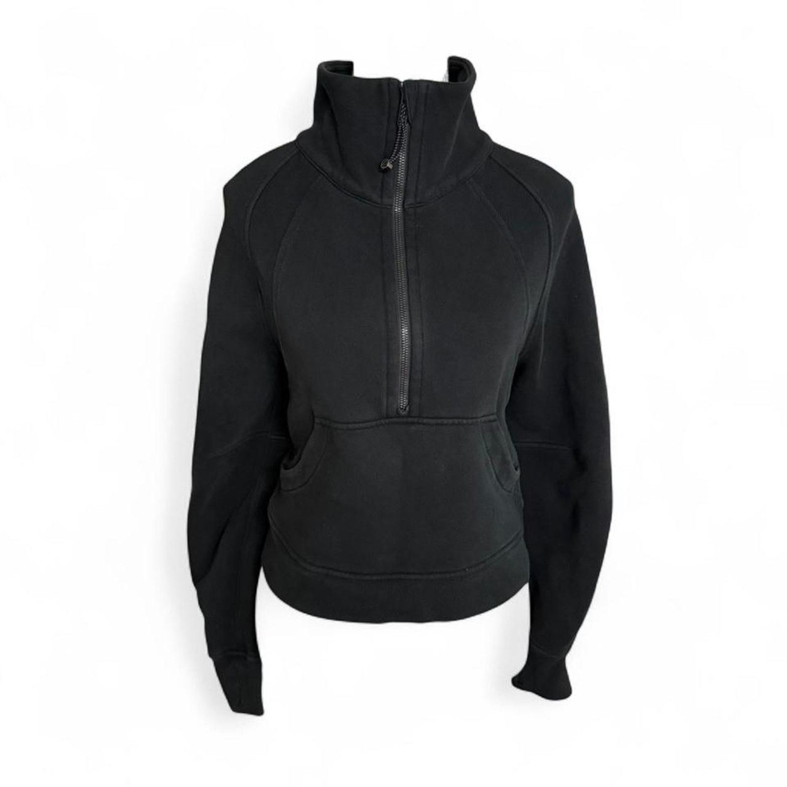 Lululemon Black Lululemon Quarter Zip Scuba Jacket Size XS/S Size XS / US 0-2 / IT 36-38 - 1 Thumbnail