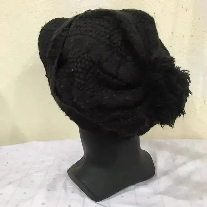 Oakley × Vintage Oakley Plain Knit Beanie Hat Size ONE SIZE - 4 Thumbnail