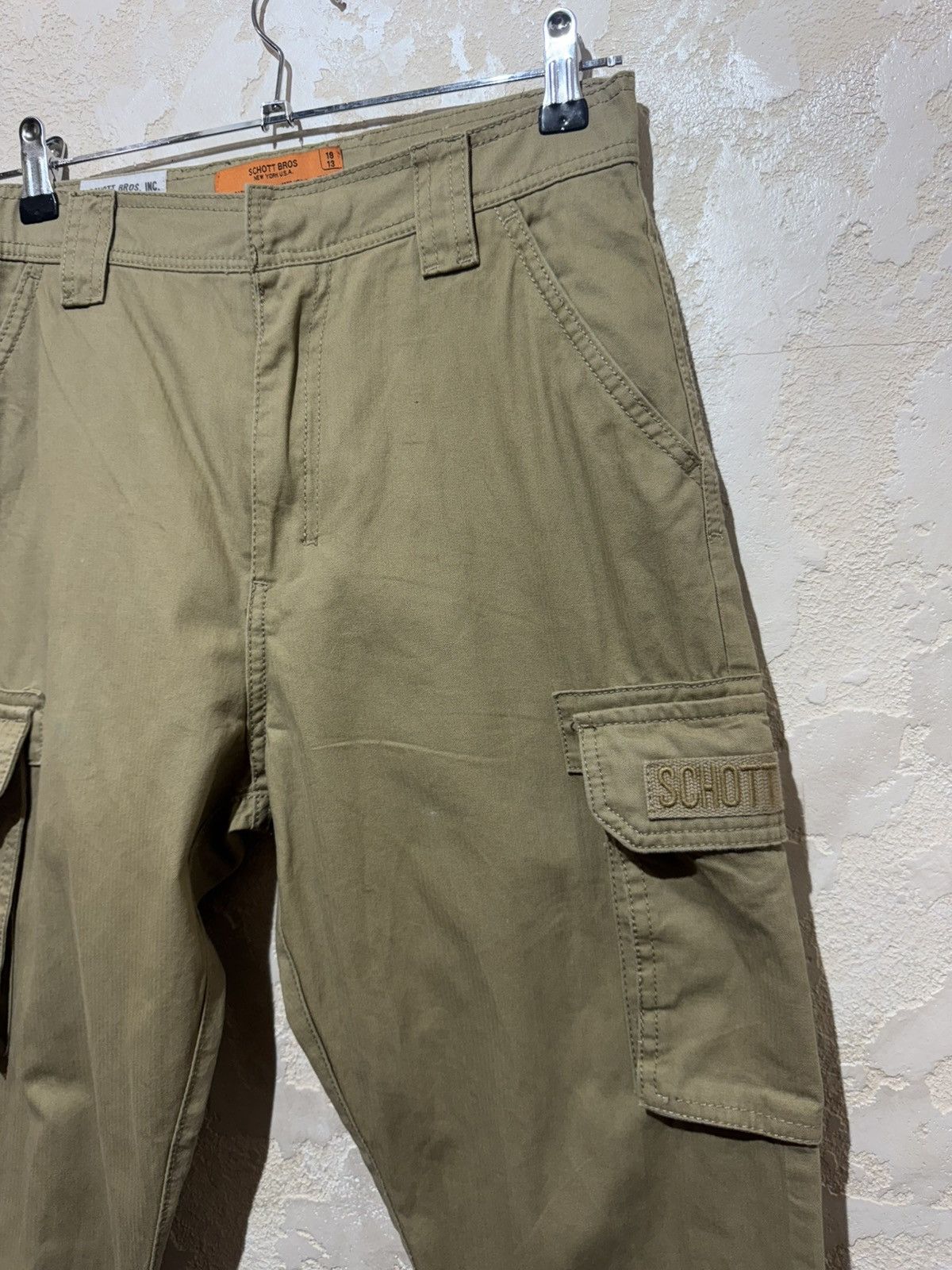 Schott Schott Cargo Pants Vintage Logo Packet Avant Garde Military Size US 28 / EU 44 - 5 Thumbnail
