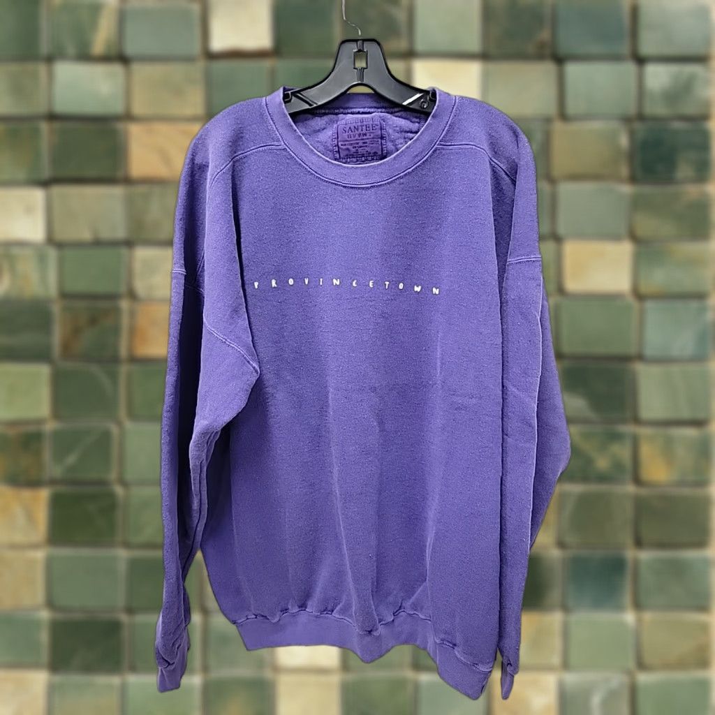 Vintage VINTAGE Provincetown CAPE COD Santee Sweatshirt 2XL Purple Men Pullover Crew Neck Long Sleeve 90s Shirt Size US XXL / EU 58 / 5 - 1 Thumbnail