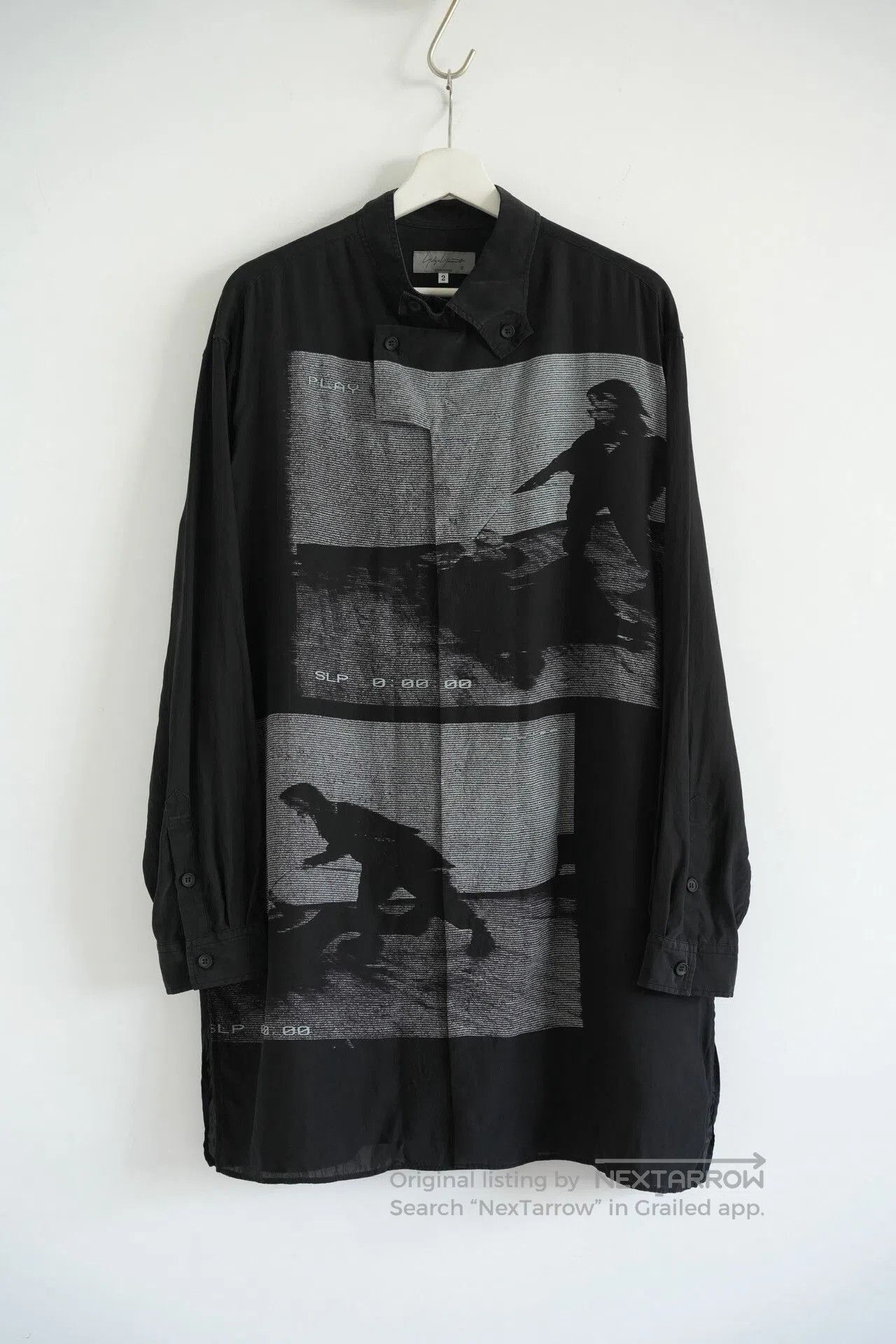 Yohji Yamamoto Yohji Yamamoto Silk Shirt with Print. Size US M / EU 48-50 / 2 - 1 Thumbnail