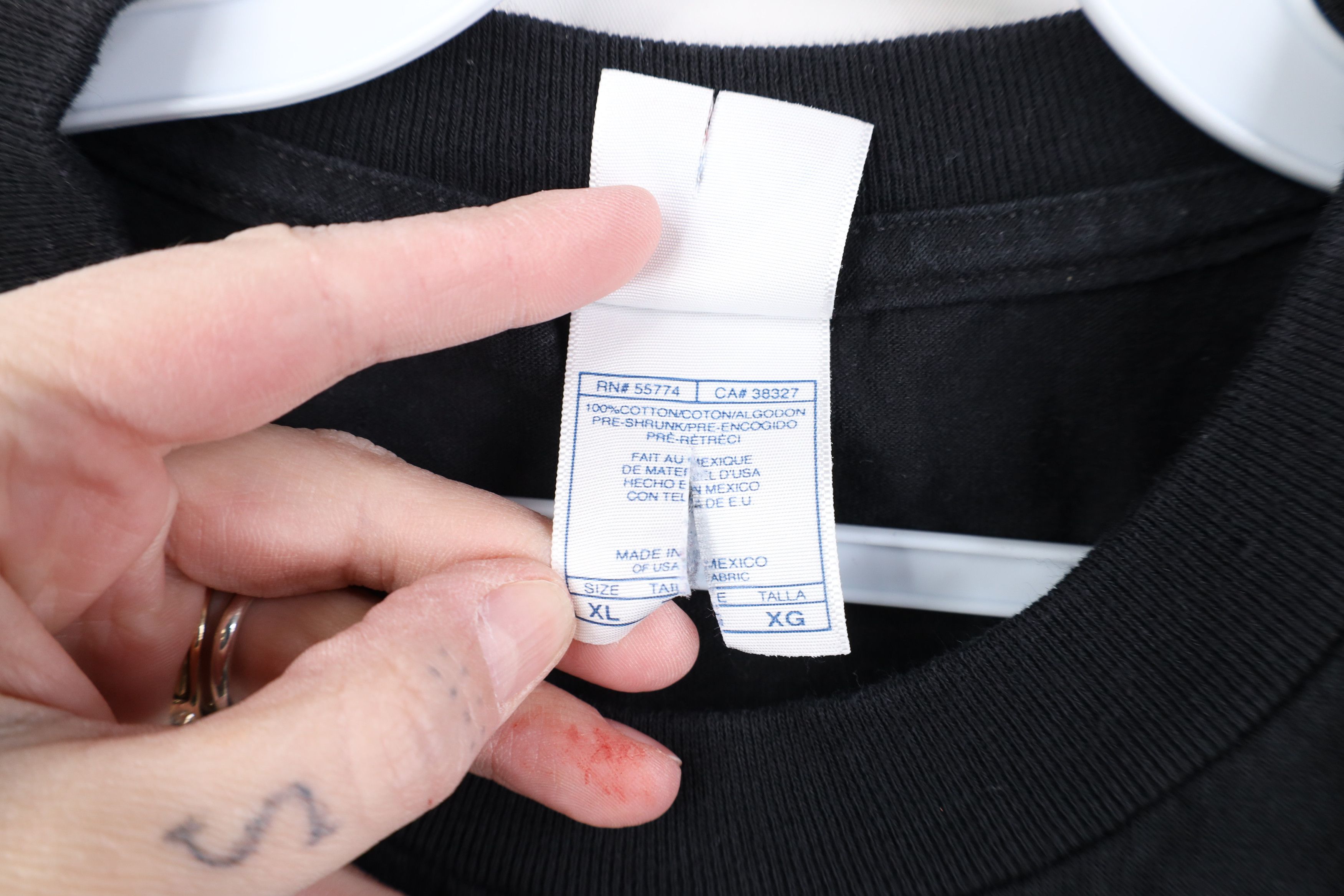Vintage Vintage 90s Streetwear Nevada Cards Poker T-Shirt Black Size US XL / EU 56 / 4 - 7 Thumbnail