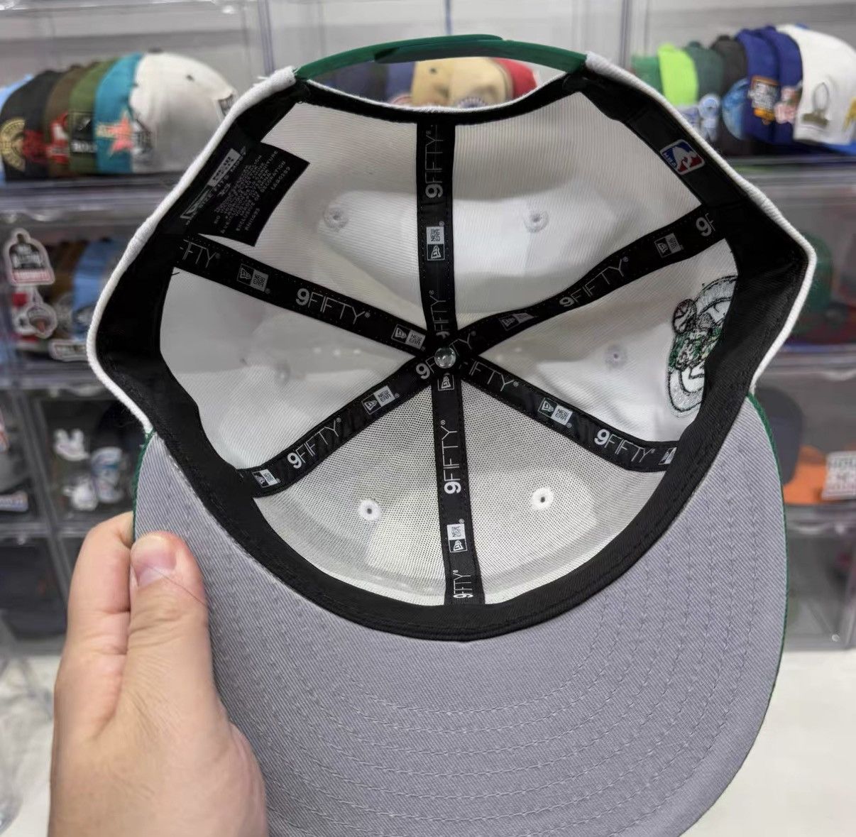 New Era New Era NBA Boston Celtics Flat Brim Baseball Cap J32 Size ONE SIZE - 6 Thumbnail