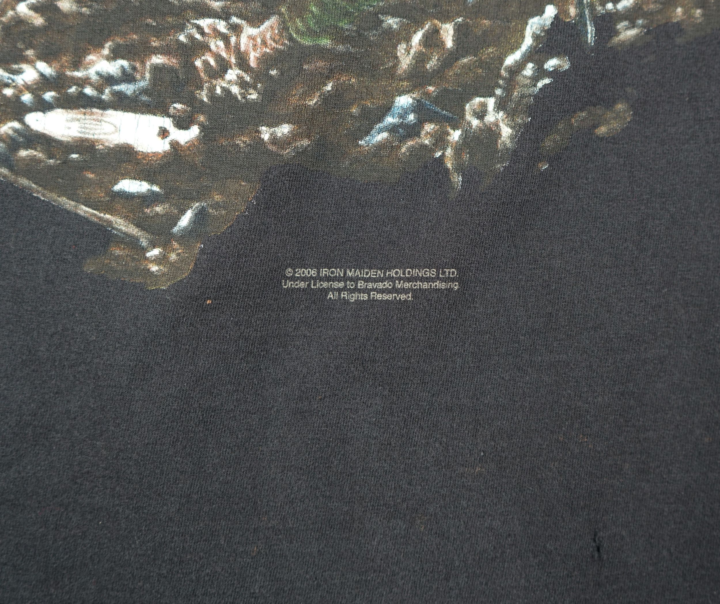 Band Tees × Vintage Vintage 2008 Iron Maiden Concert T-Shirt Size US XL / EU 56 / 4 - 3 Thumbnail