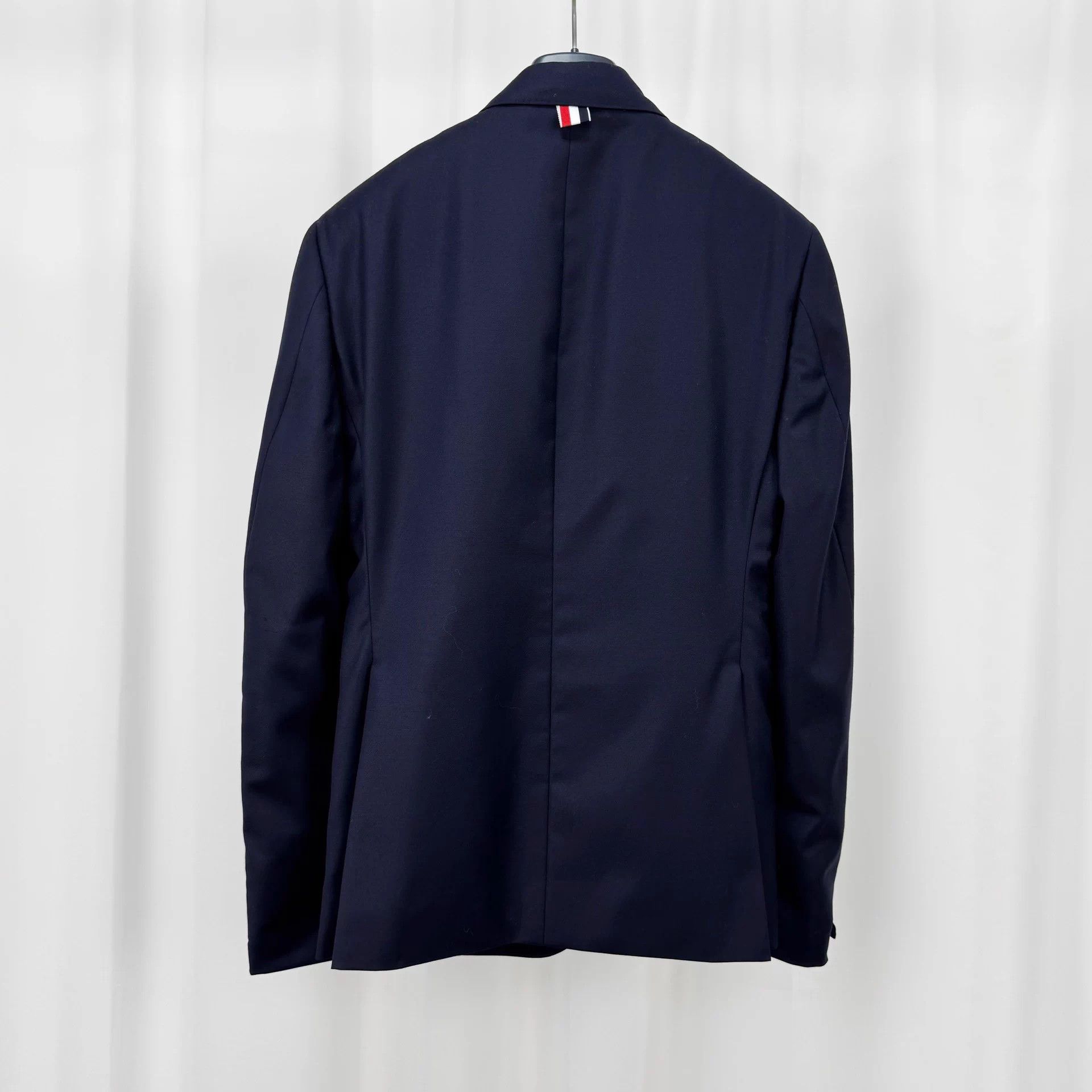 Thom Browne TB Gold Buttons Striped Padded Wool Blazer 0 New Size 36S - 2 Thumbnail