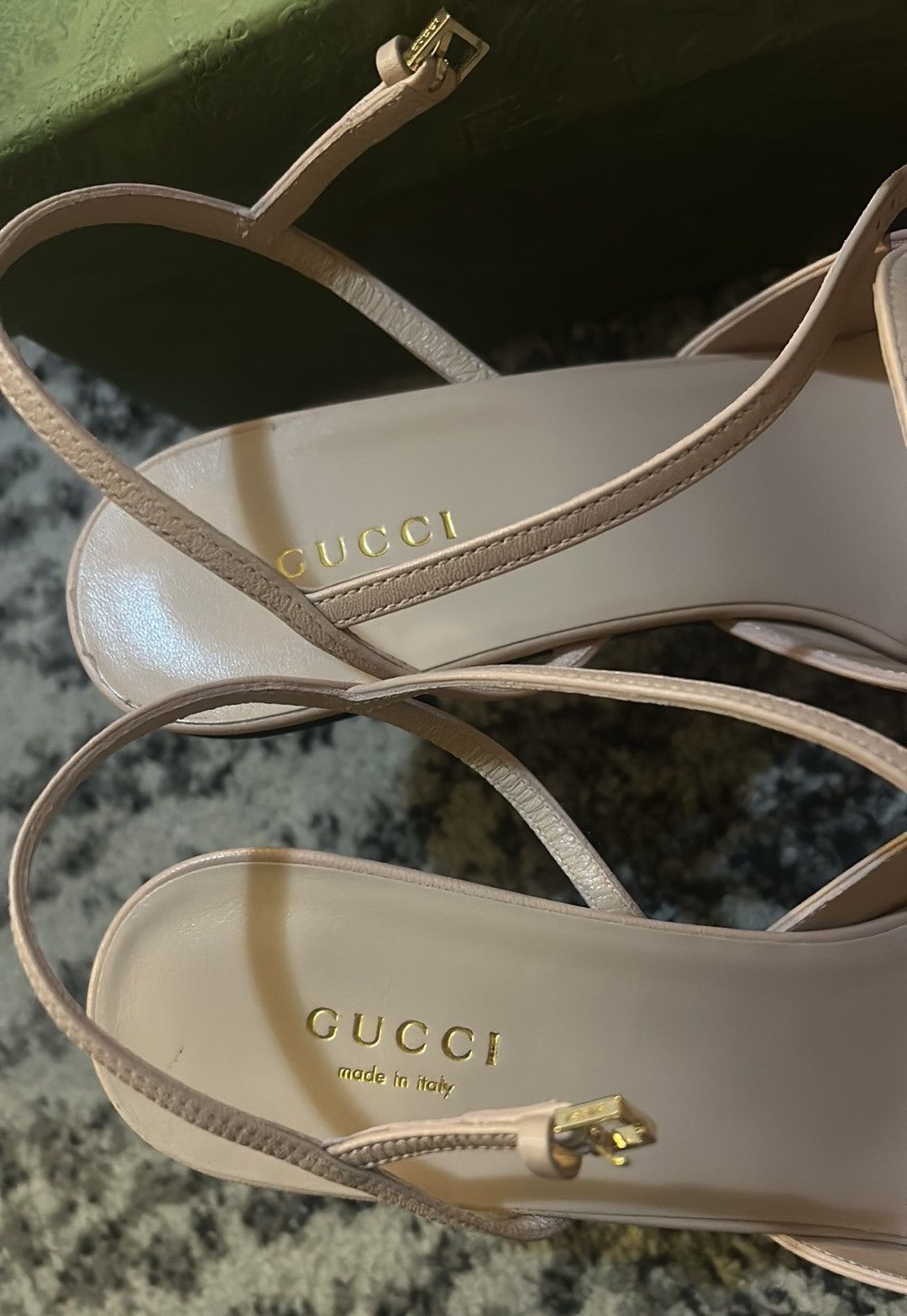 Gucci Gucci Blondie One Strap Sandal 8.5cm size 39.5 Size US 9.5 / IT 39.5 - 3 Thumbnail