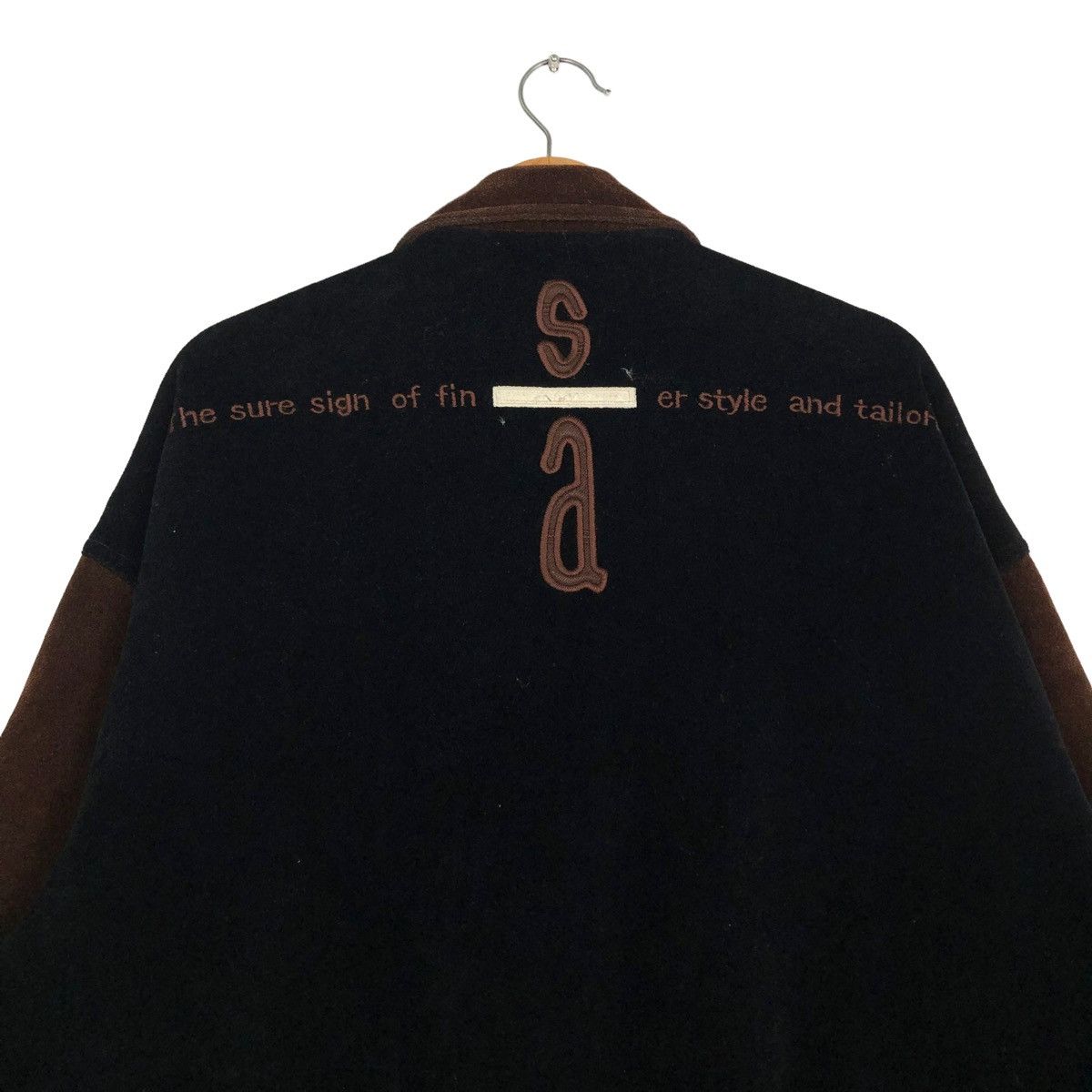 Japanese Brand 🔥VINTAGE BOMBER JACKET BUTTON SANTAFE BIG LOGO Size US L / EU 52-54 / 3 - 9 Thumbnail