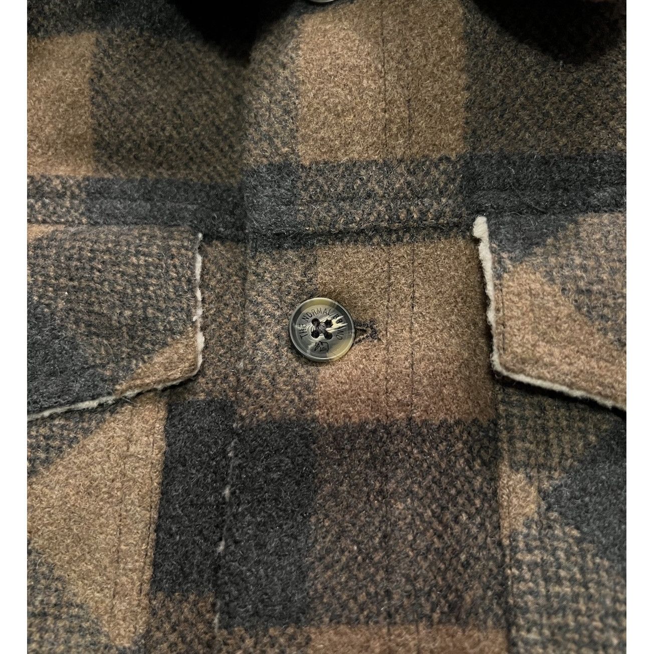 Other The Normal Brand Sherpa Jacket Size Small In Brown & Gray Ch Size US S / EU 44-46 / 1 - 8 Thumbnail