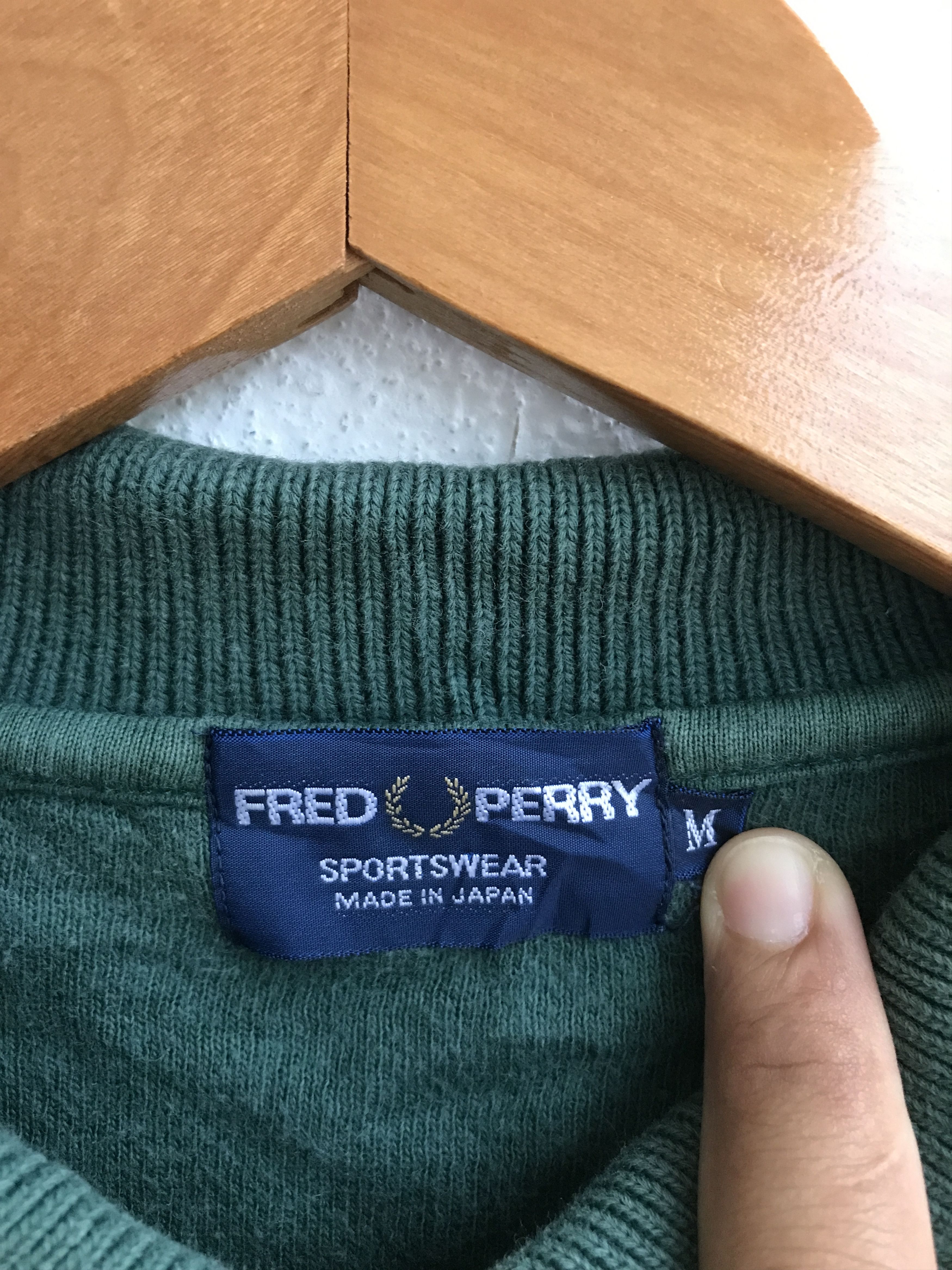 Fred Perry Vtg 90s Fred Perry sweatshirt made in japan Size US M / EU 48-50 / 2 - 3 Thumbnail