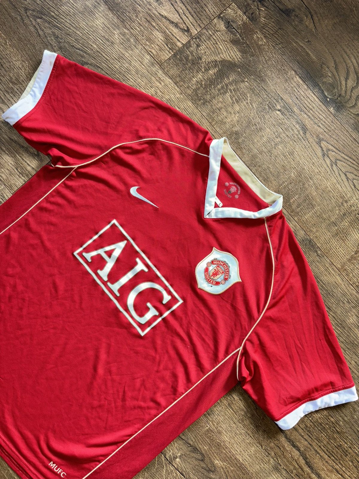 Nike × Vintage Vintage Nike Manchester United 2006-07 RONALDO HOME #7 CR Size US L / EU 52-54 / 3 - 3 Thumbnail