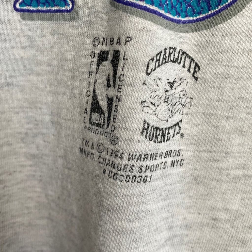 Vintage Vintage Charlotte Hornets Shirt Looney Toons Looney Tunes Size US XL / EU 56 / 4 - 2 Thumbnail