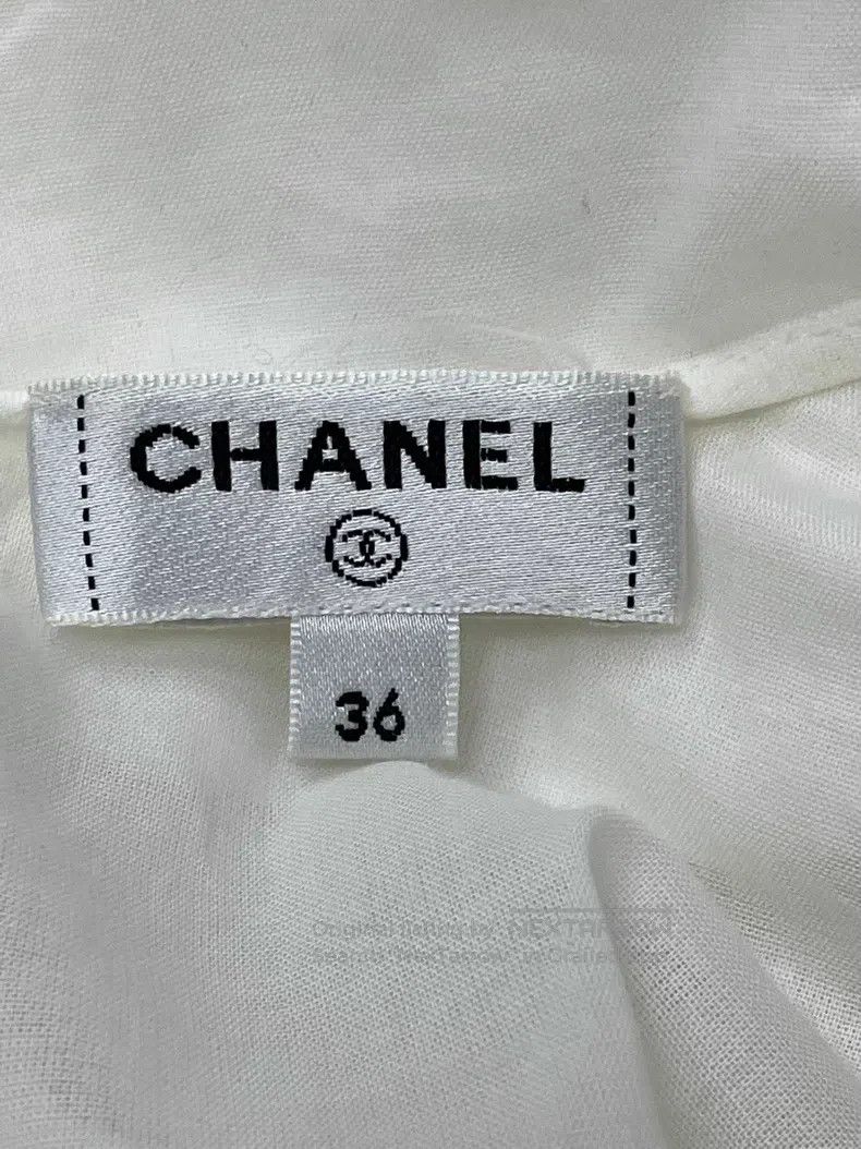 Chanel Chanel Equestrian series white ruffled stitched shirt Size XS / US 0-2 / IT 36-38 - 4 Thumbnail
