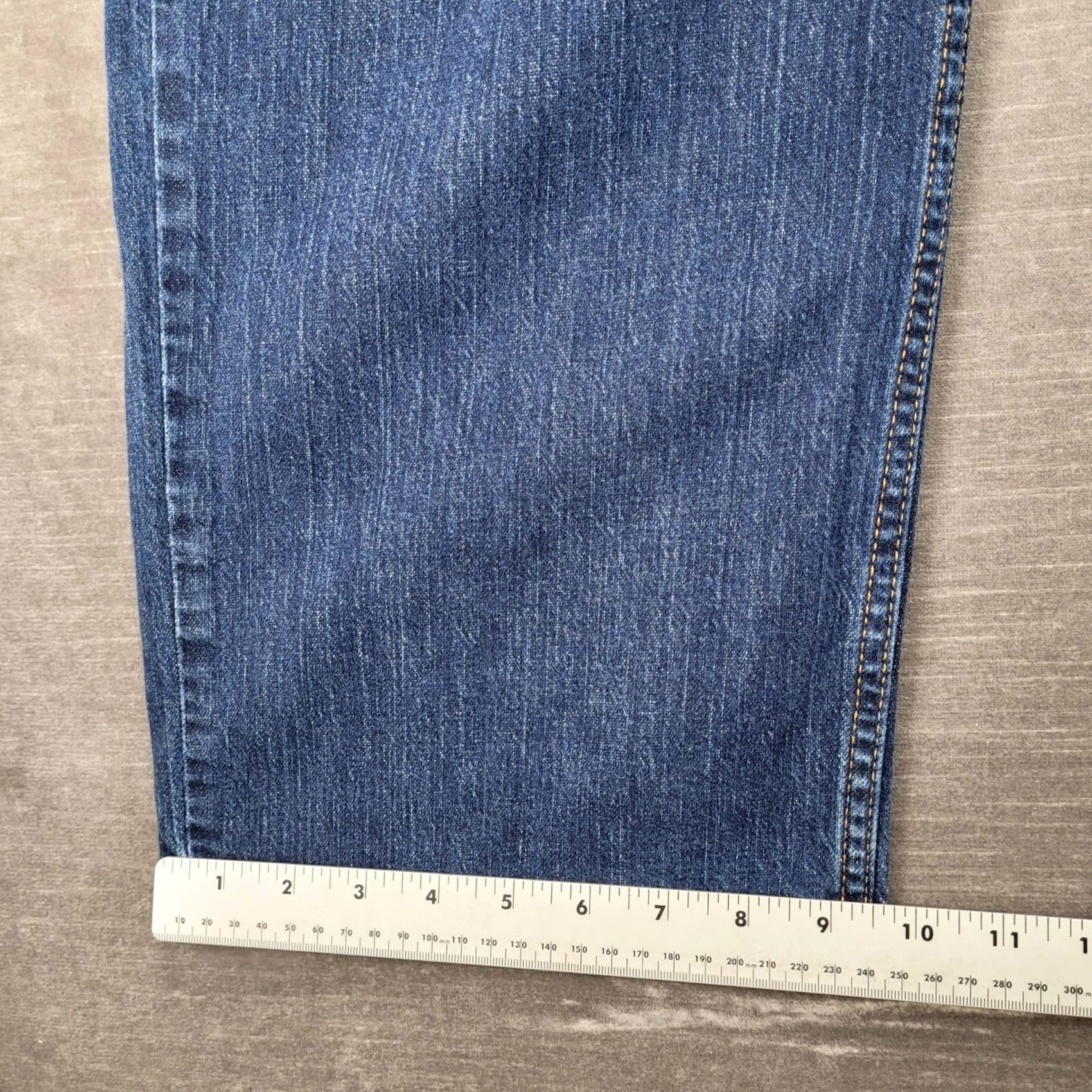 Levi's Mens Levi's 559 Relaxed Straight Leg Jeans Blue Dark Wash 47x30 Big & Tall Denim Size US 34 / EU 50 - 7 Thumbnail