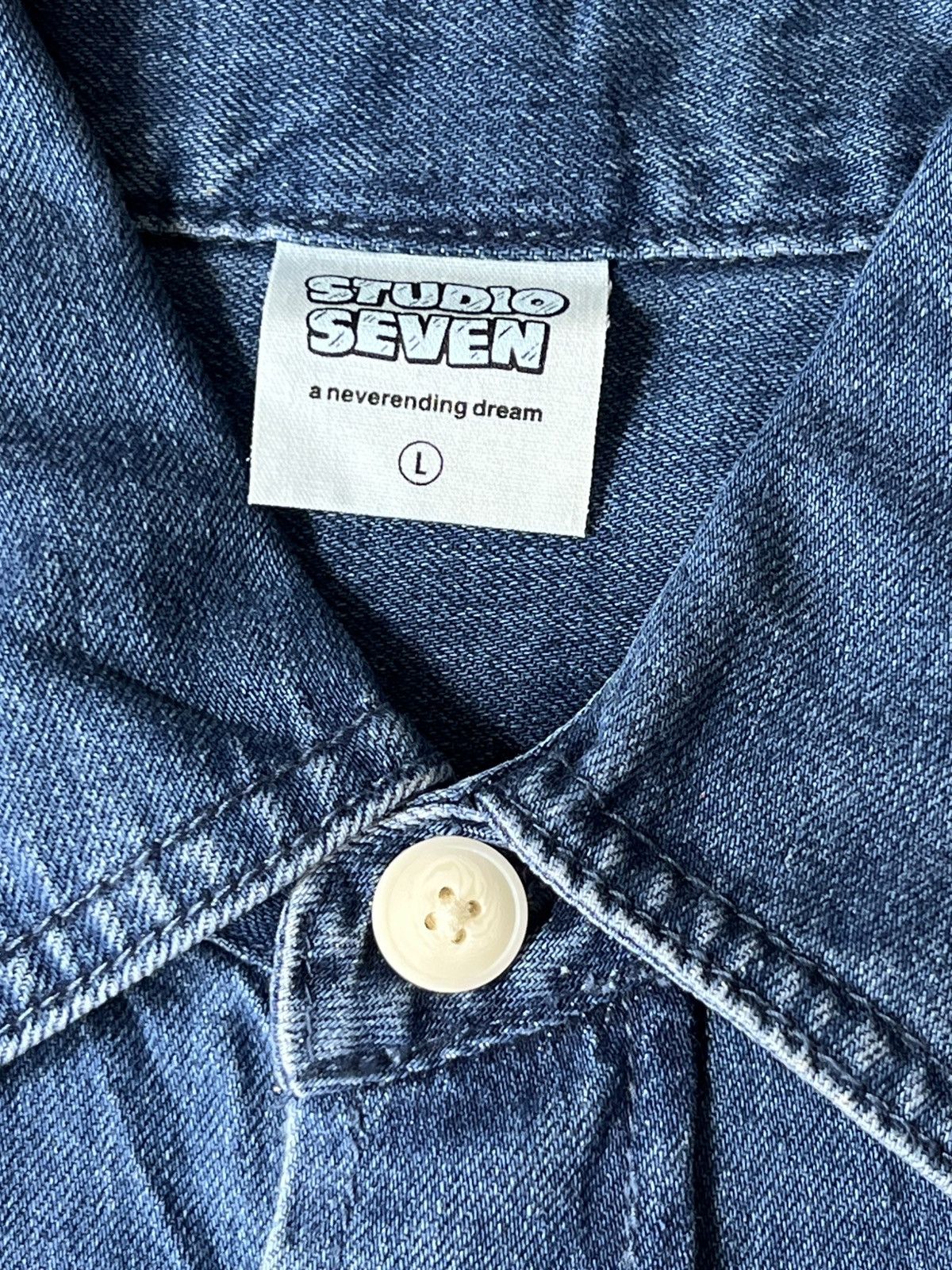 Uniqlo Vintage Studio Seven x GU Denim Jeans Shirt Button Ups Size US XL / EU 56 / 4 - 6 Thumbnail