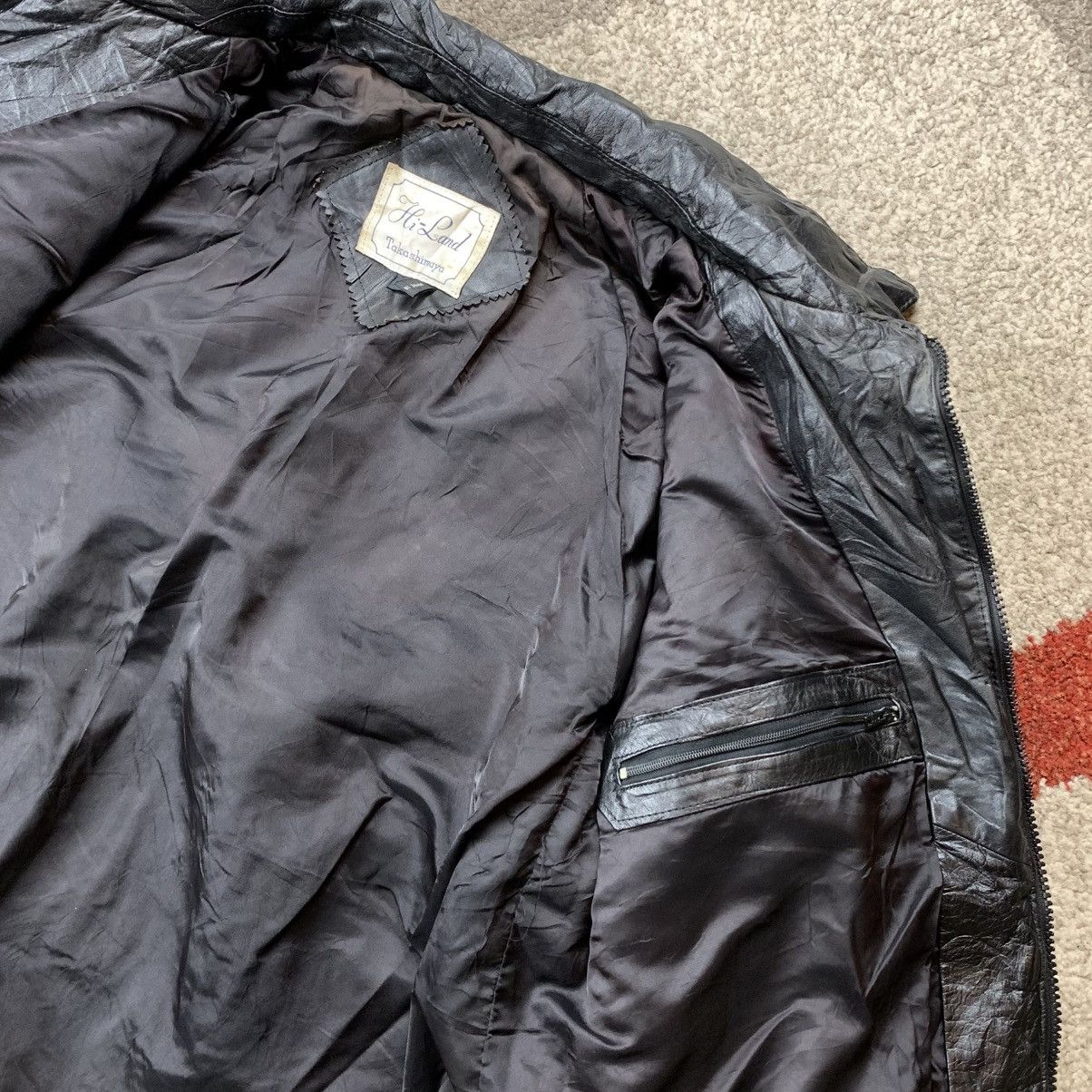 Genuine Leather Takashimaya Leather Jacket Size US M / EU 48-50 / 2 - 7 Thumbnail