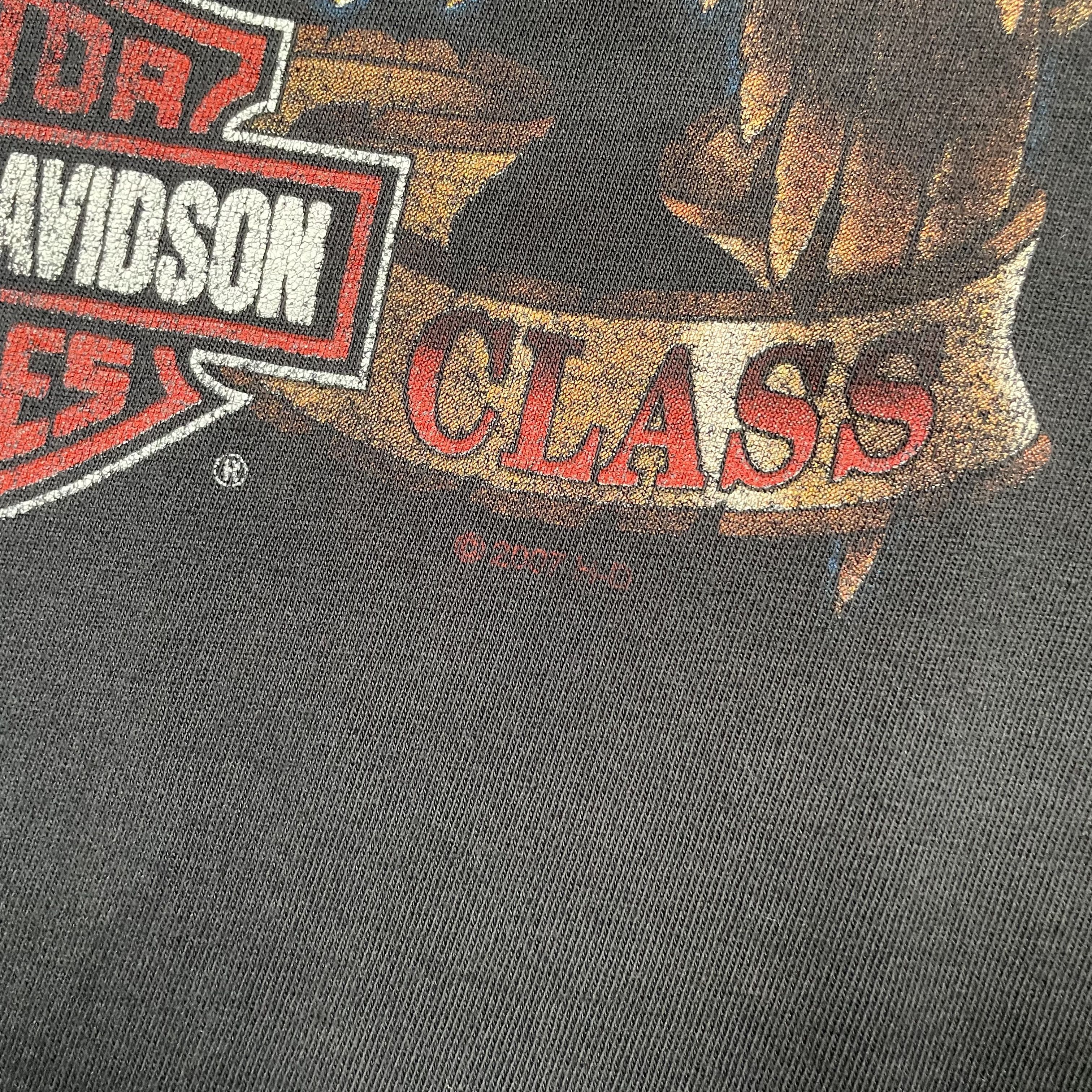 Harley Davidson × Vintage Vintage Faded Harley Davidson Canada Tshirt Biker Grunge Y2K Size US L / EU 52-54 / 3 - 7 Thumbnail
