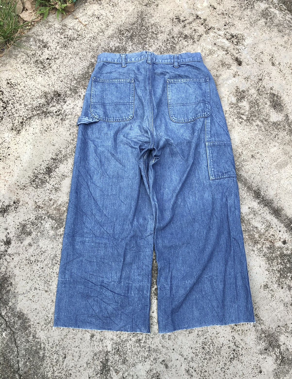 Other BAGGY CROPPED DENIM BY VINCENT ET MIREILLE Size US 28 / EU 44 - 4 Thumbnail